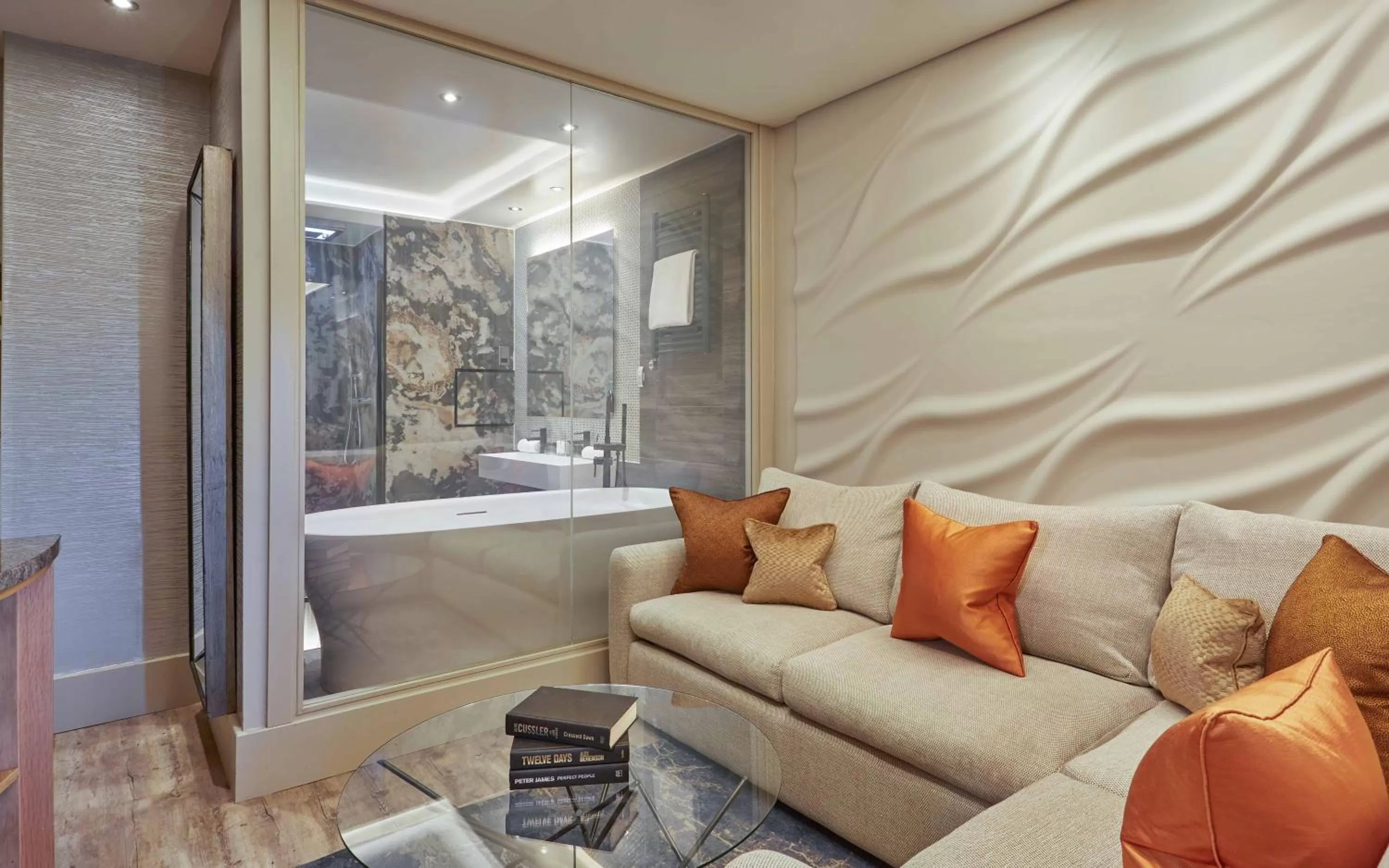 Living room in Lion Quays Resort