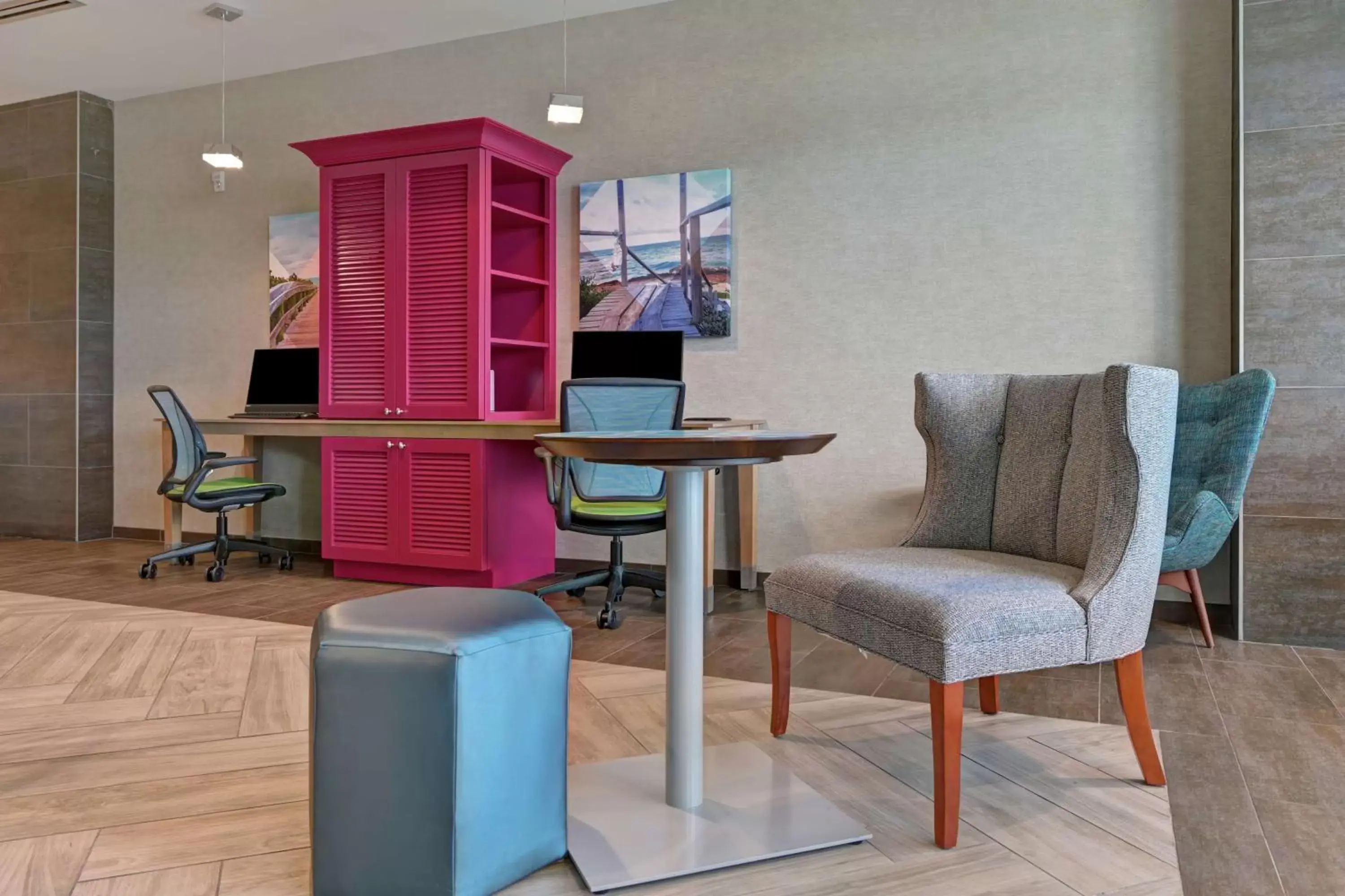 Lobby or reception in Home2 Suites By Hilton West Palm Beach Airport Lobby or reception in Home2 Suites By Hilton West Palm Beach Airport