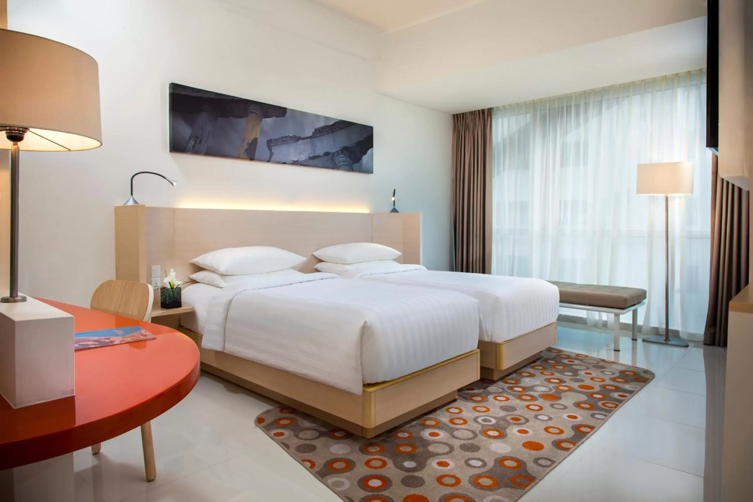 Bedroom, Bed in Fairfield by Marriott Surabaya