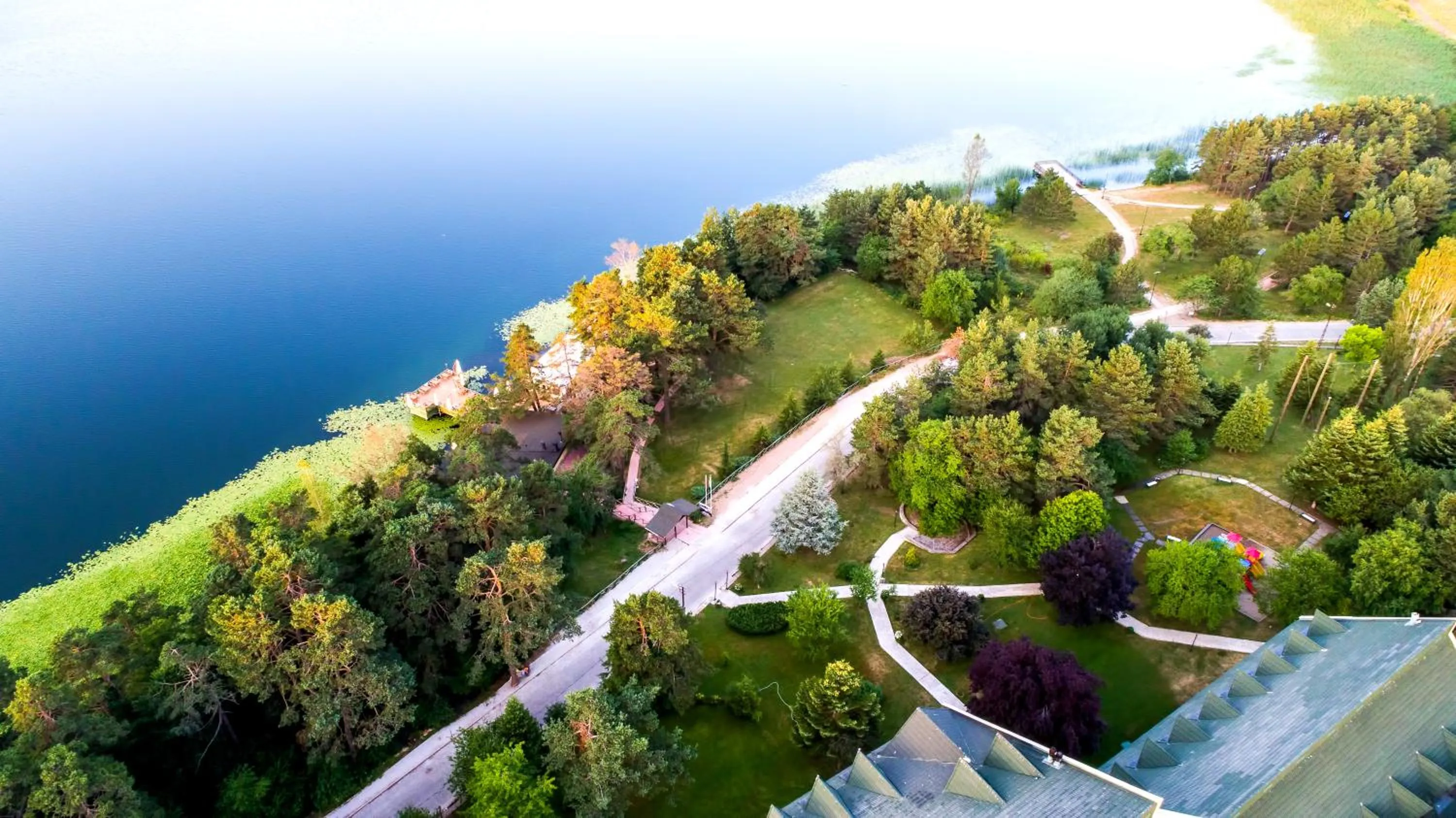 Bird's eye view in Buyuk Abant Hotel