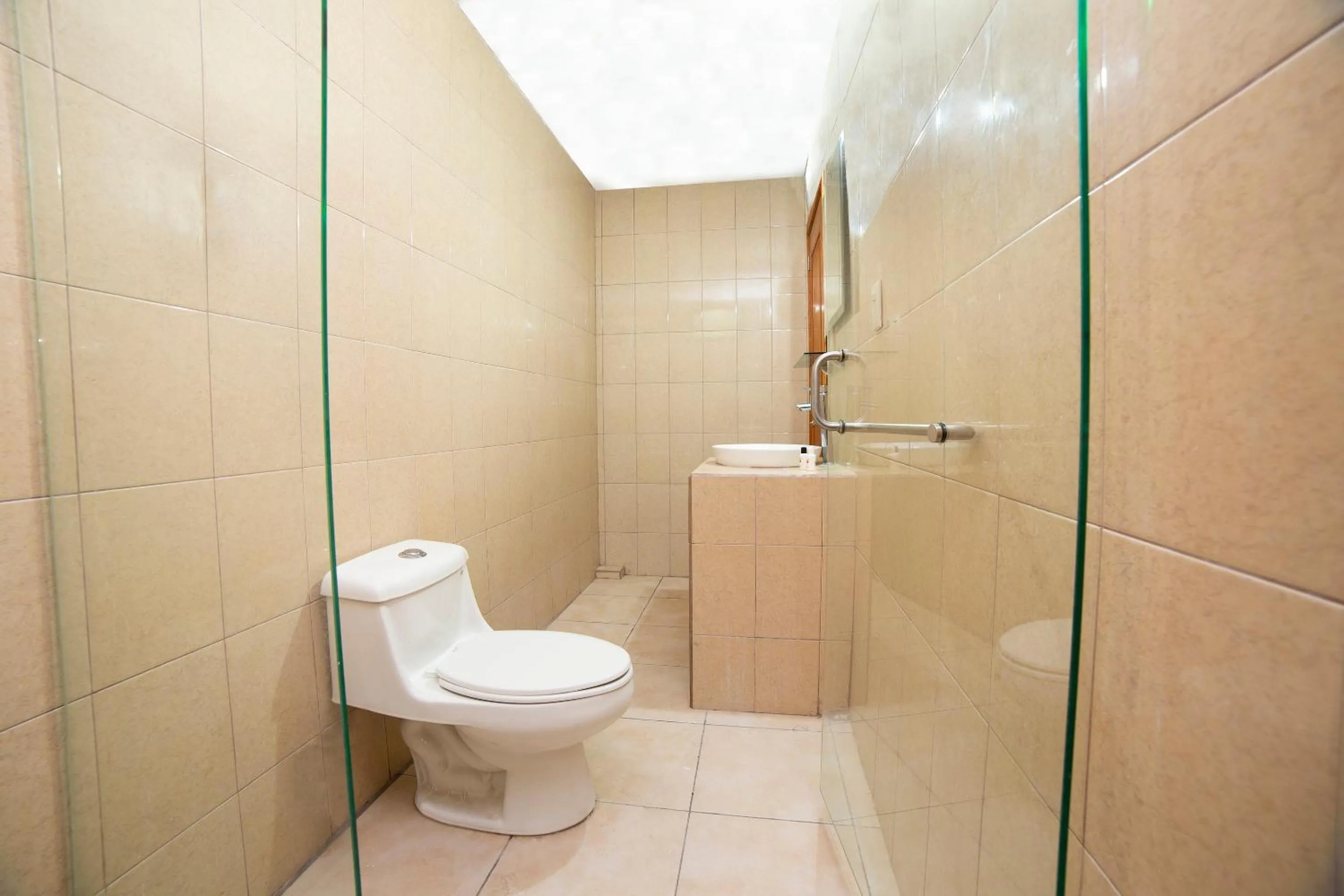 Bathroom in OYO Promenade