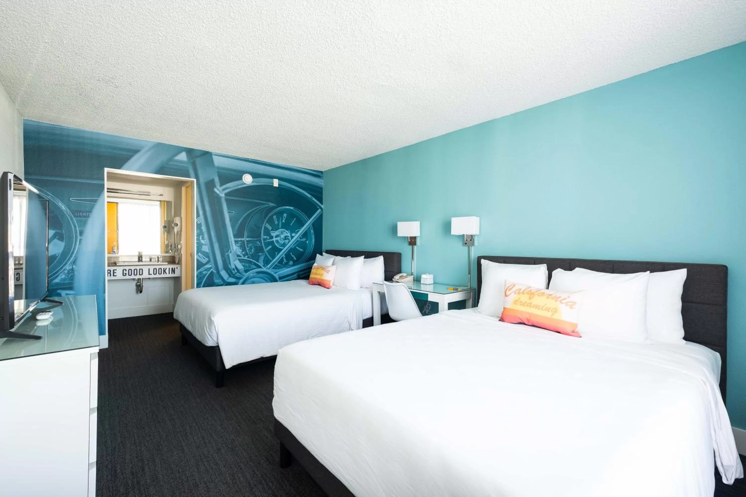 Bed in Rambler Motel