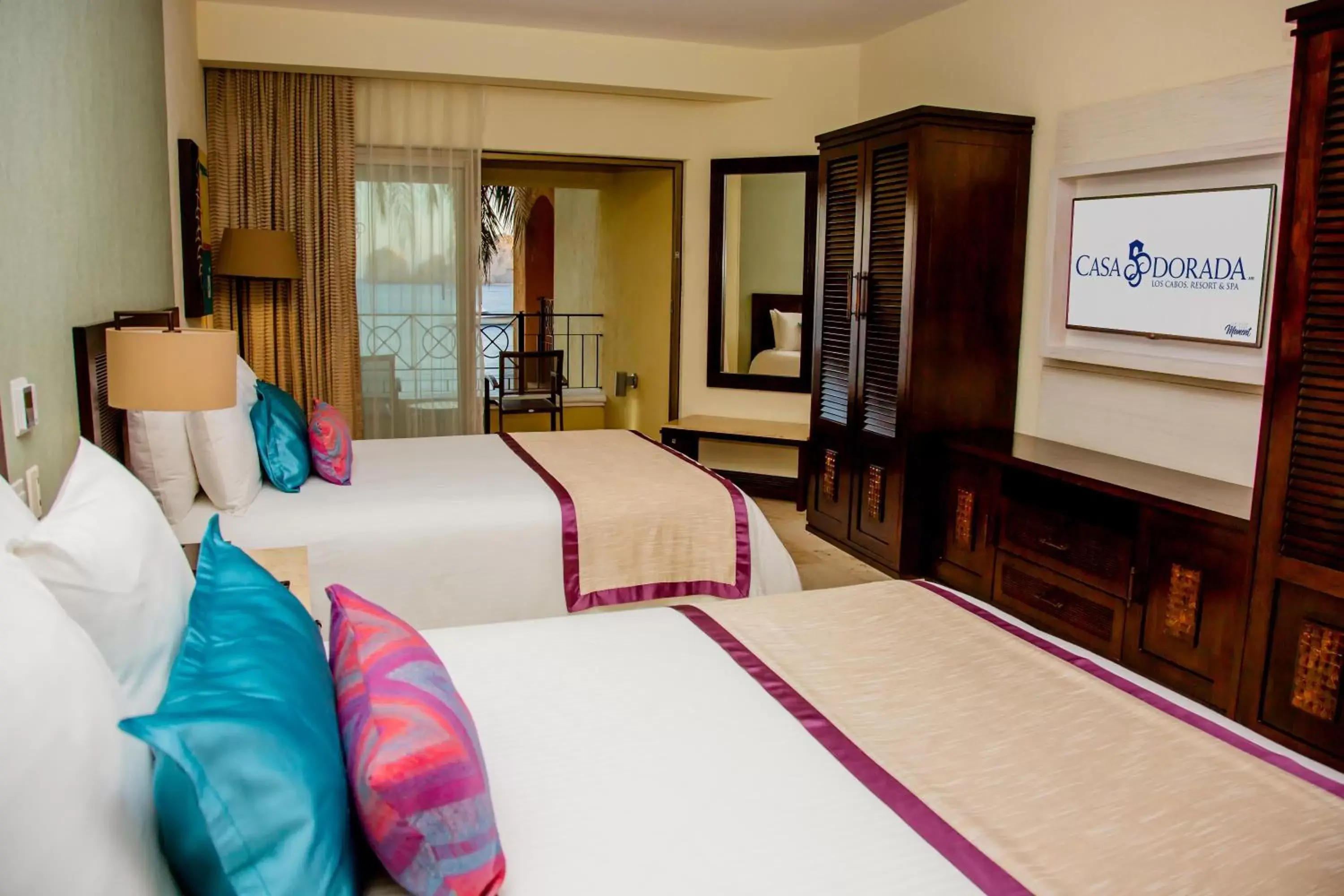 Bed in Casa Dorada Los Cabos Resort & Spa