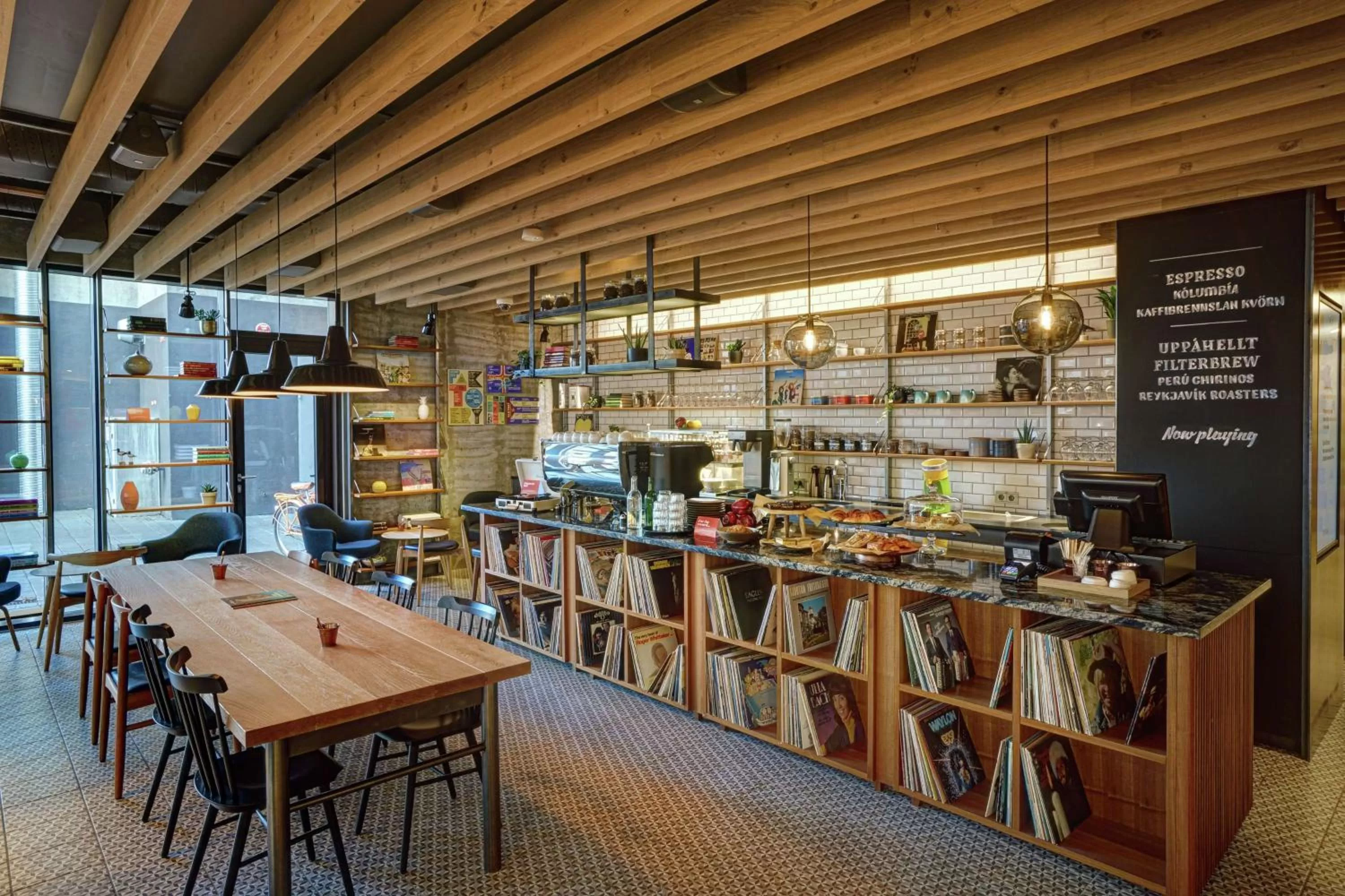 Dining area in Canopy by Hilton Reykjavik City Centre