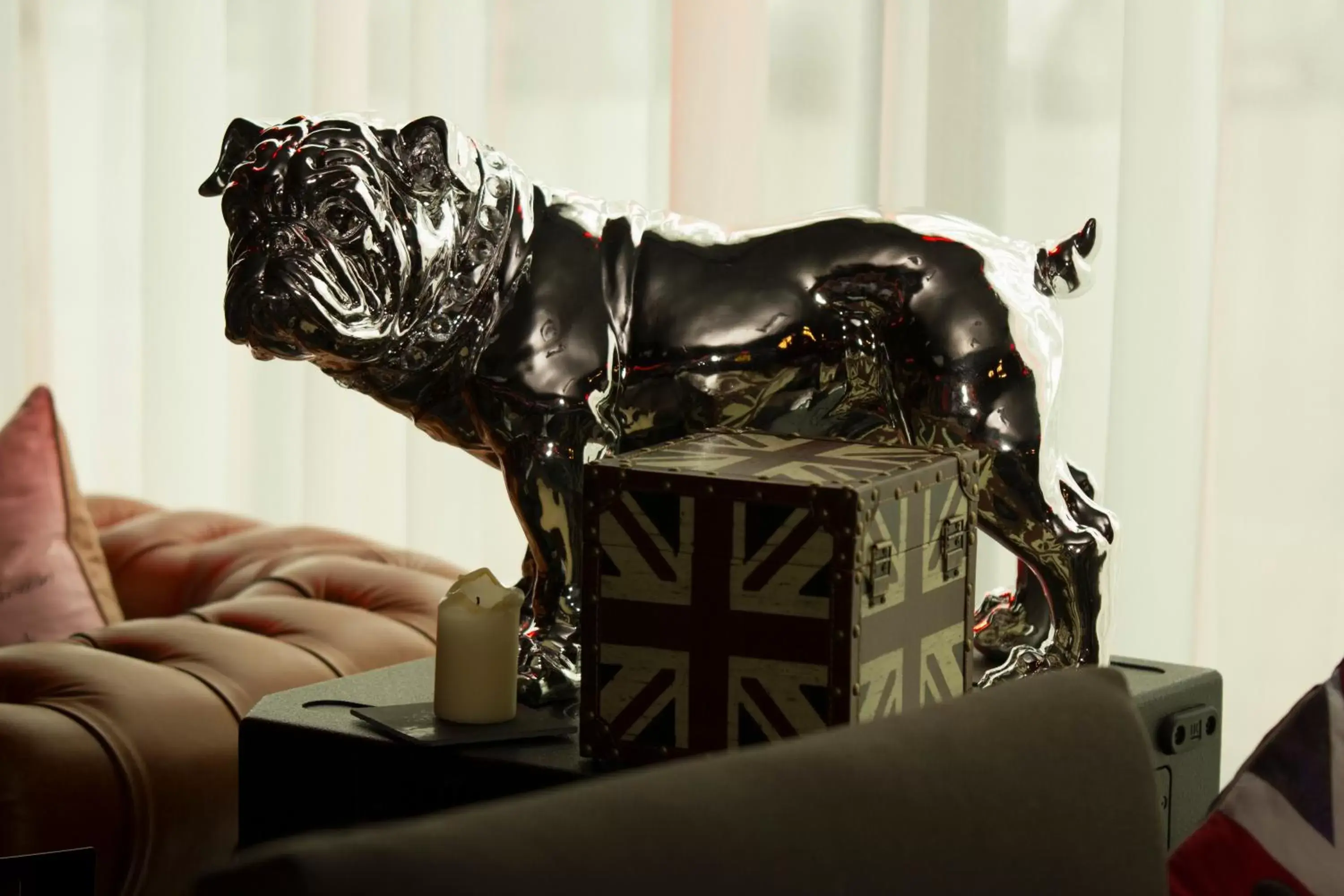 Decorative detail, Seating Area in pentahotel Reading