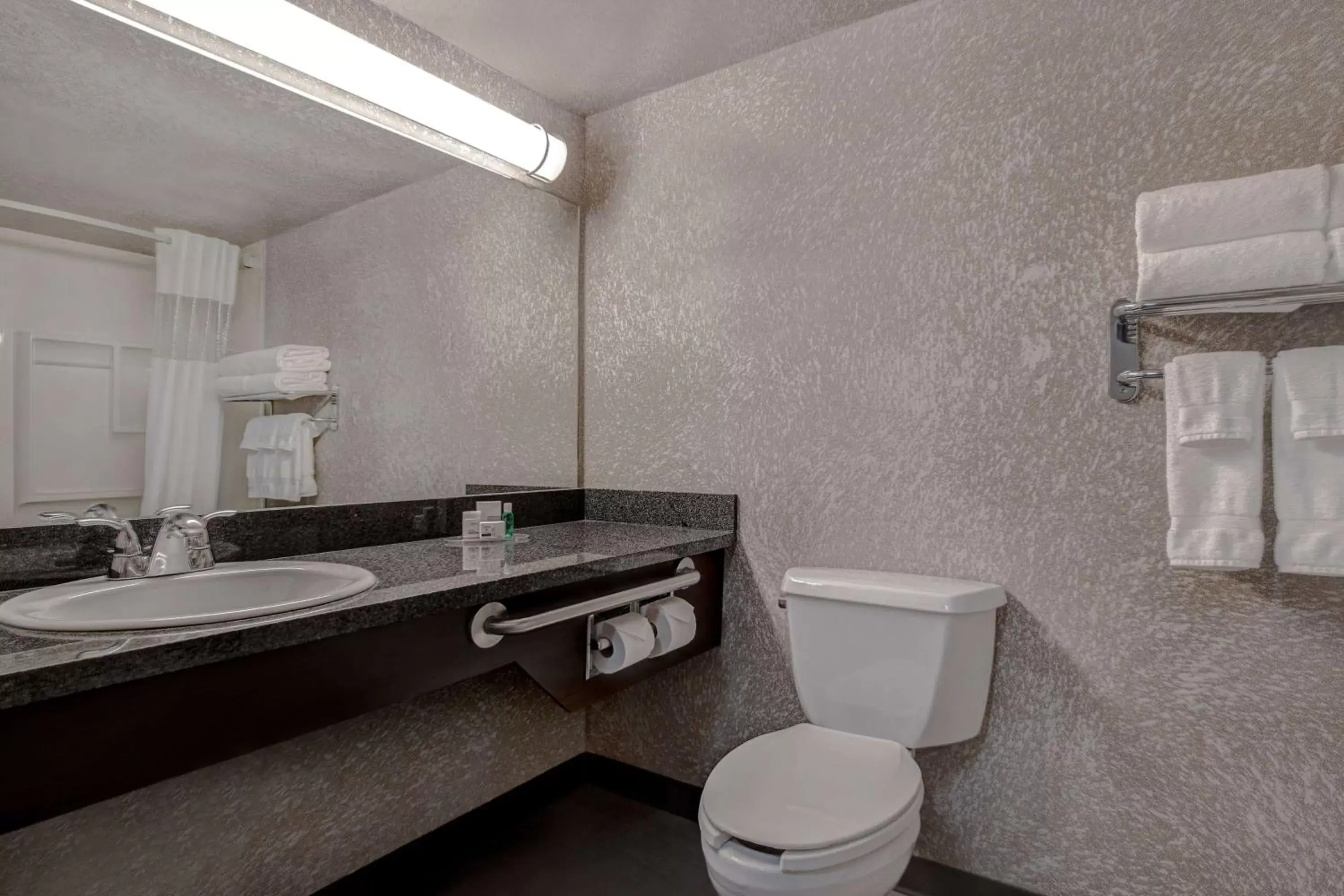 TV and multimedia, Bathroom in Days Inn by Wyndham Medicine Hat