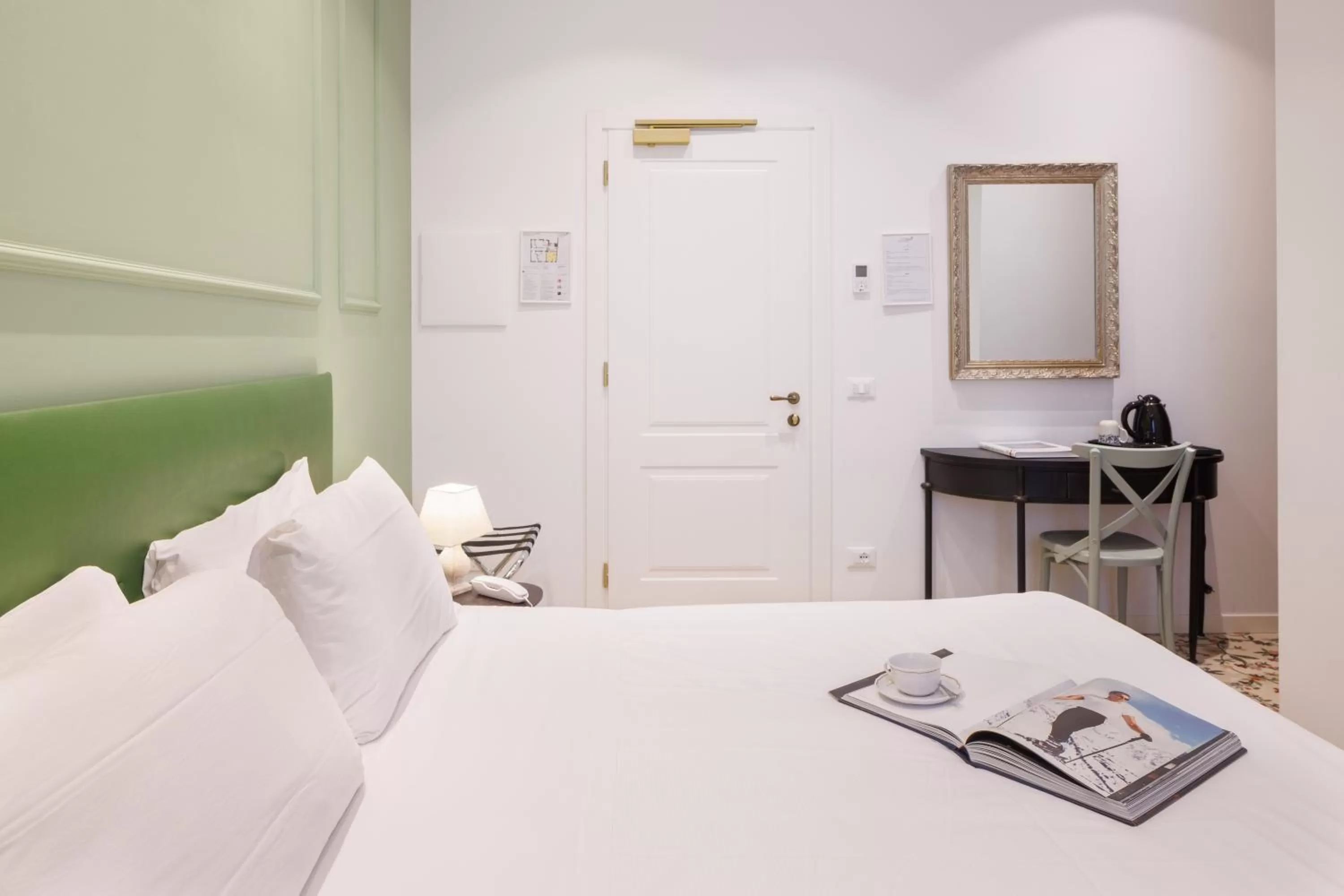 Bed in Antica Locanda Leonardo