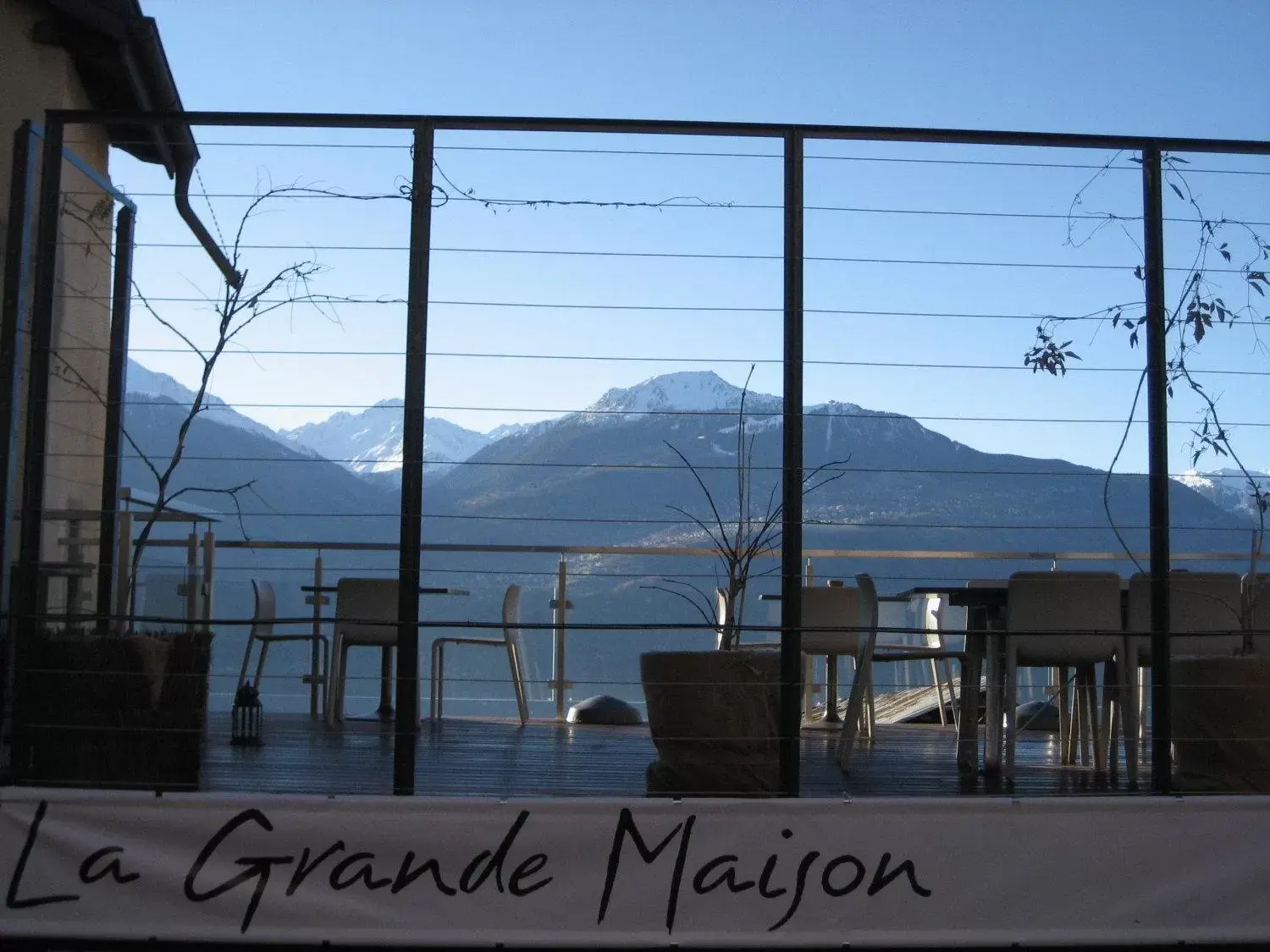 Restaurant/places to eat, Mountain View in La Grande Maison