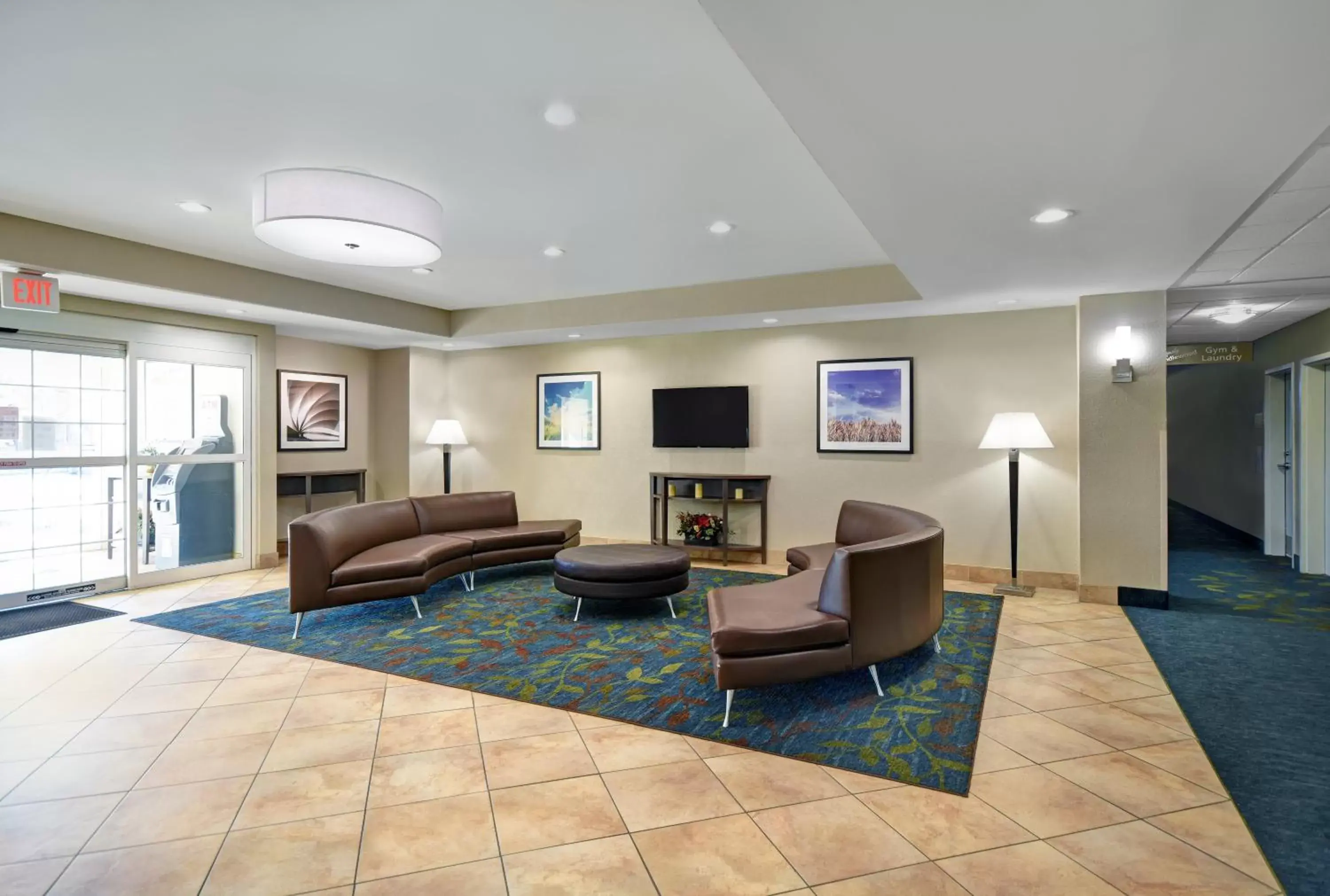 Property building, Seating Area in Candlewood Suites Sumter, an IHG Hotel