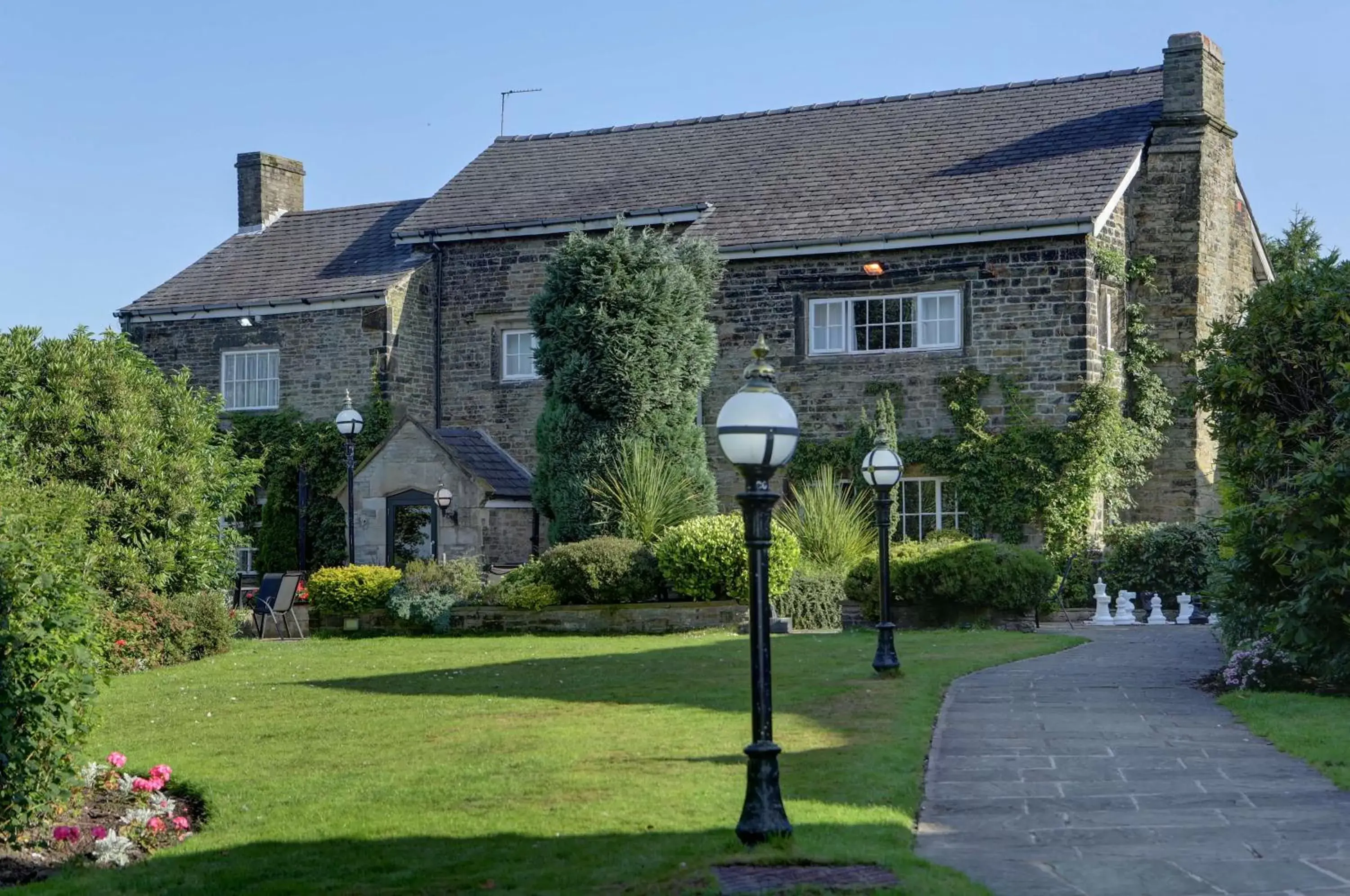 Property Building in B/W Plus Lancashire Manor Hotel