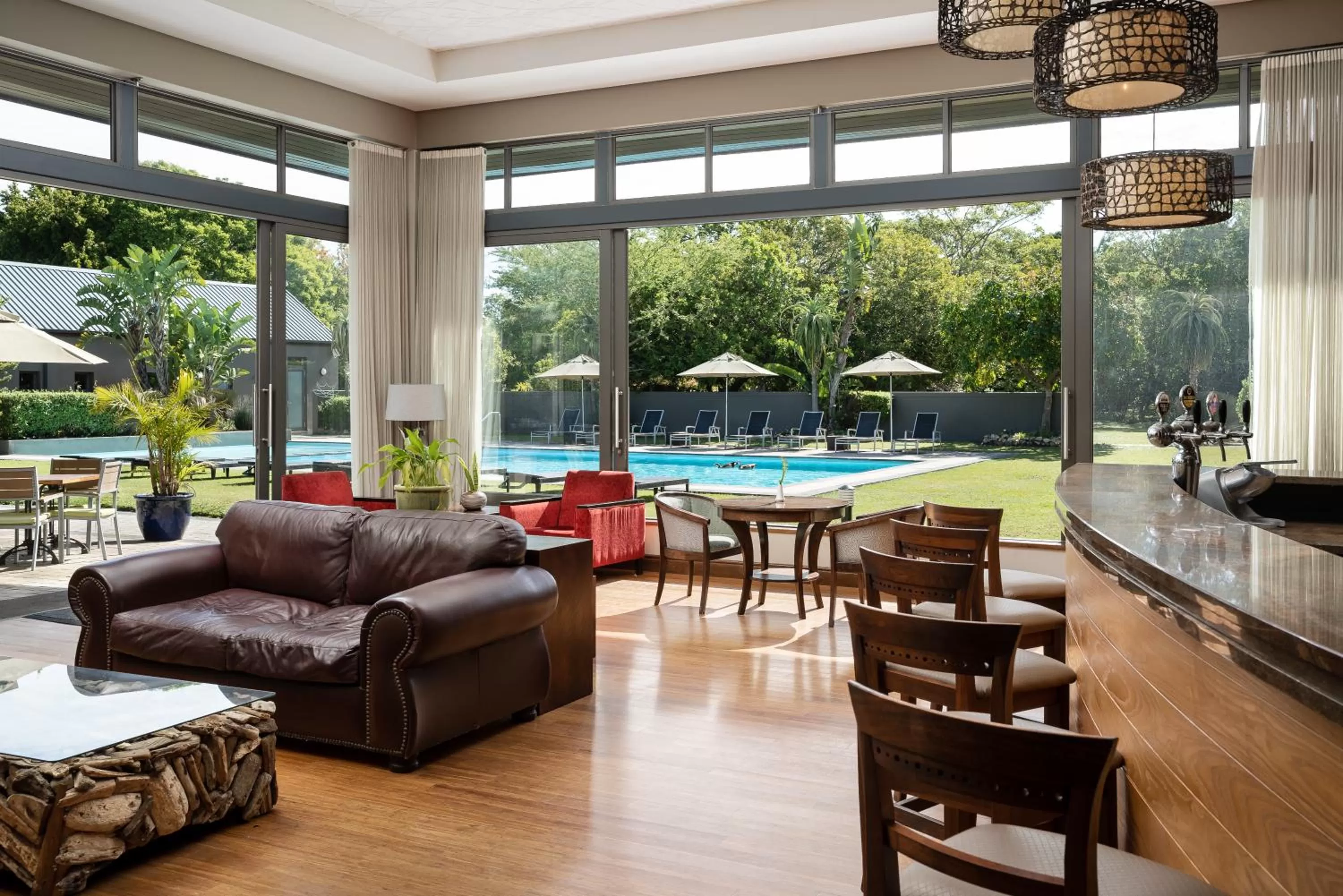 Communal lounge/ TV room in Premier Resort The Moorings, Knysna