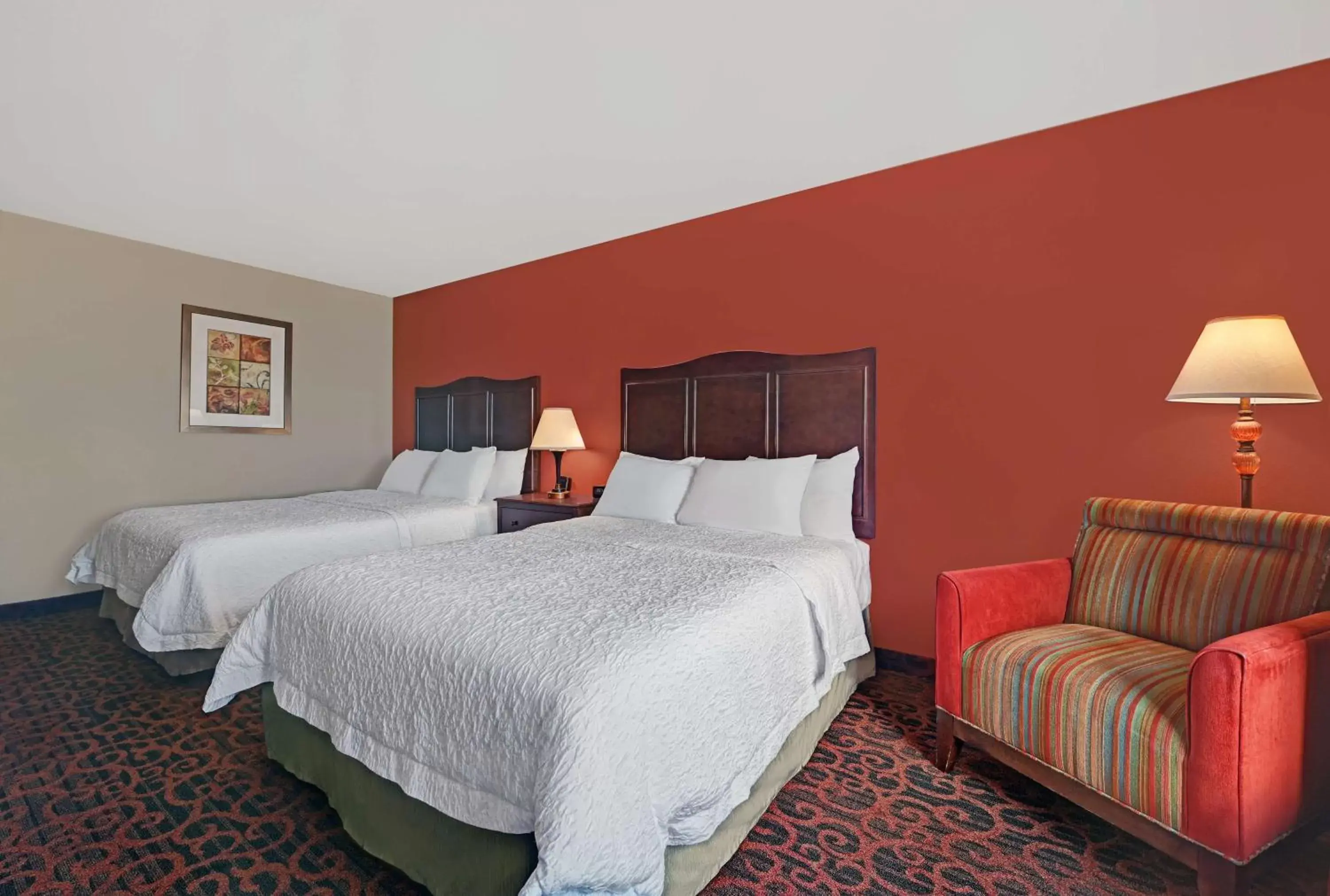 Bed in Hampton Inn Lordsburg