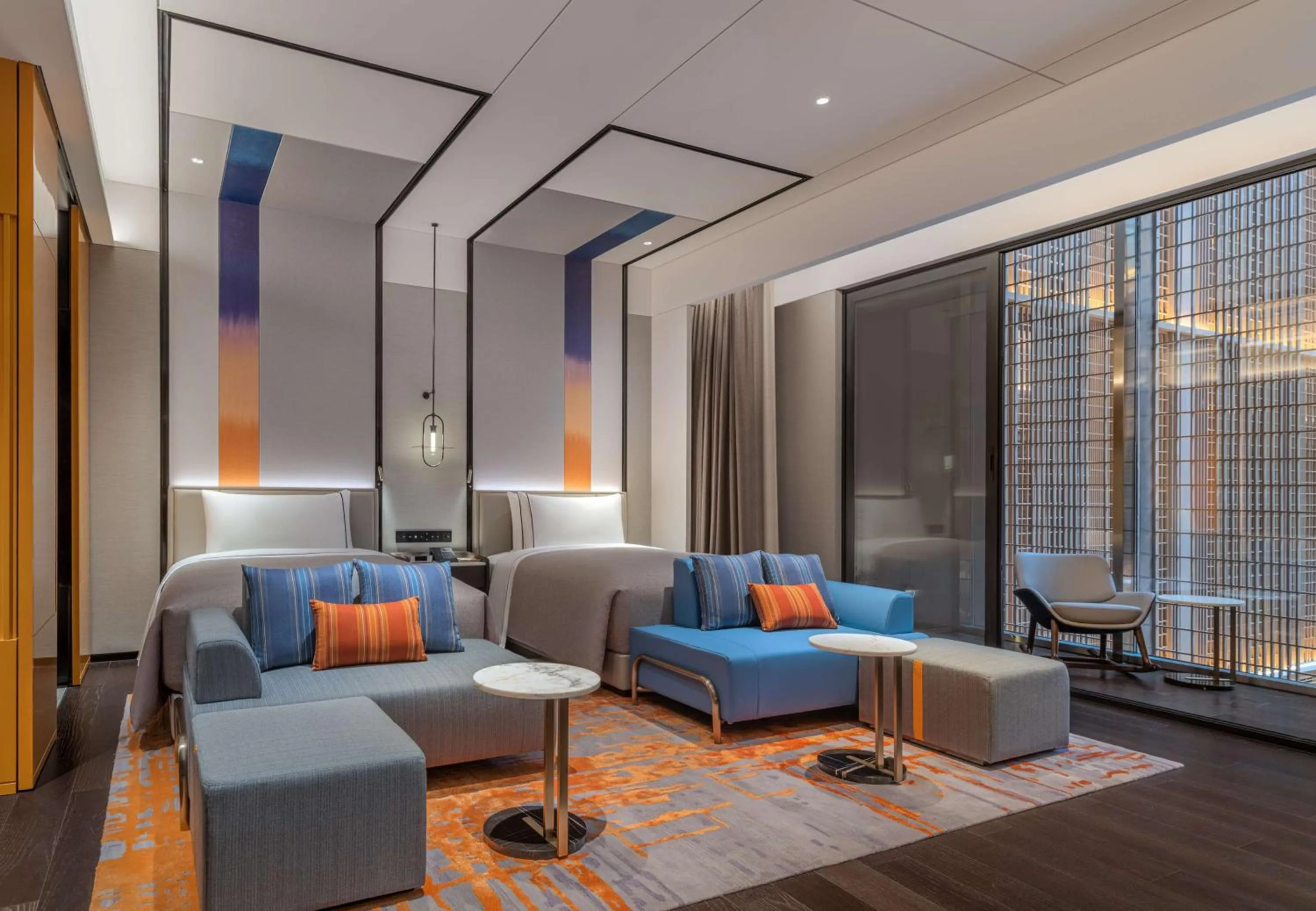 Living room in Canopy by Hilton Xi'an Qujiang