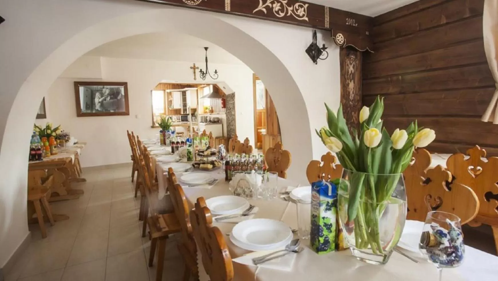 Dining area in Chata u Bronka