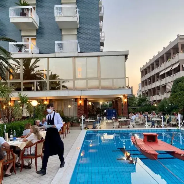 Swimming Pool in Hotel Corallo