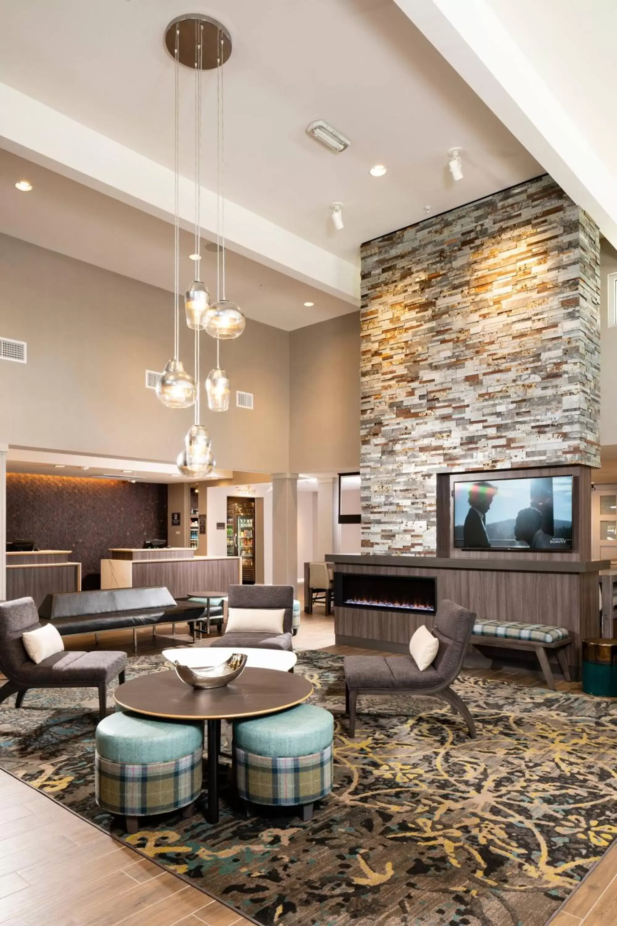 Lobby or reception, Lounge/Bar in Residence Inn Las Vegas South/Henderson
