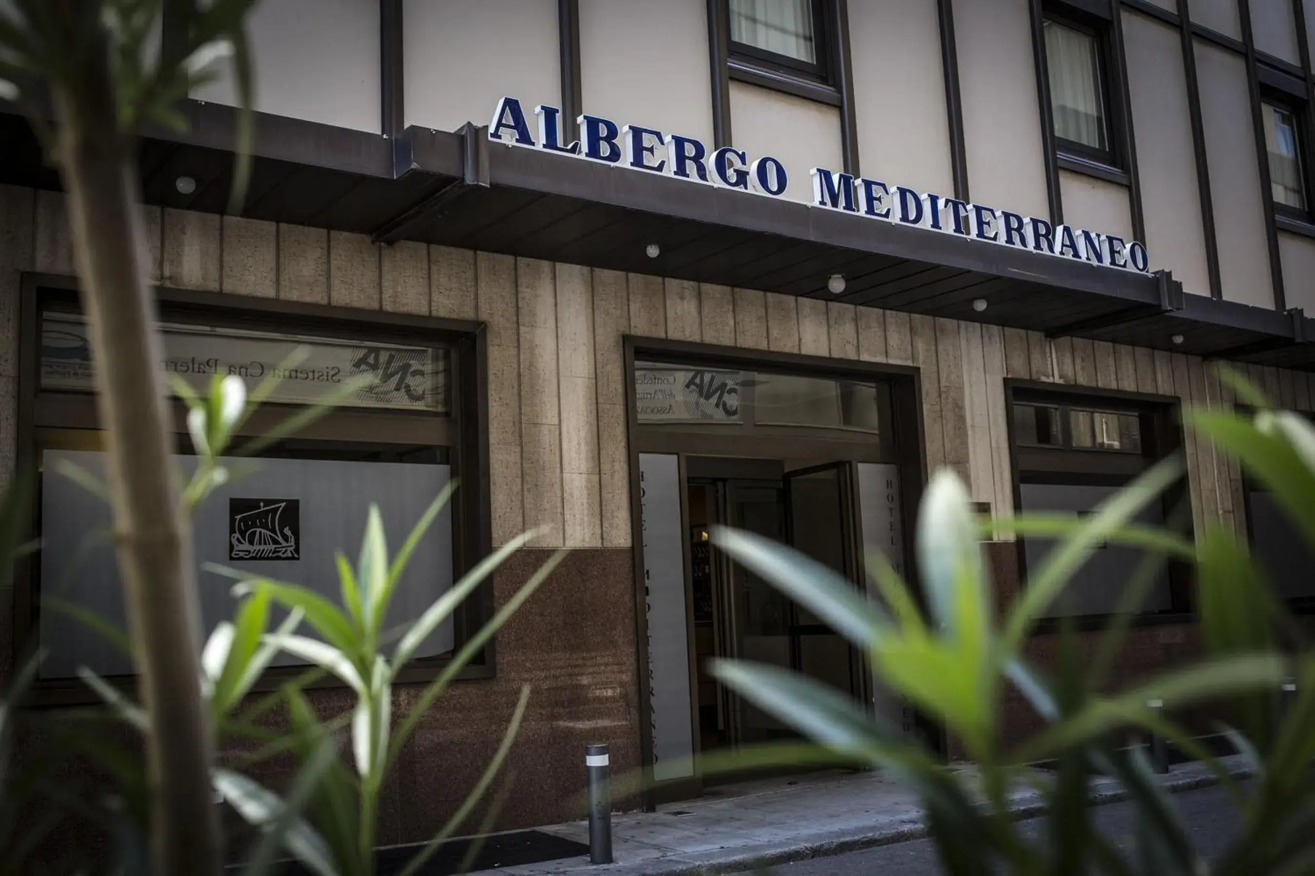 Property building in Hotel Mediterraneo