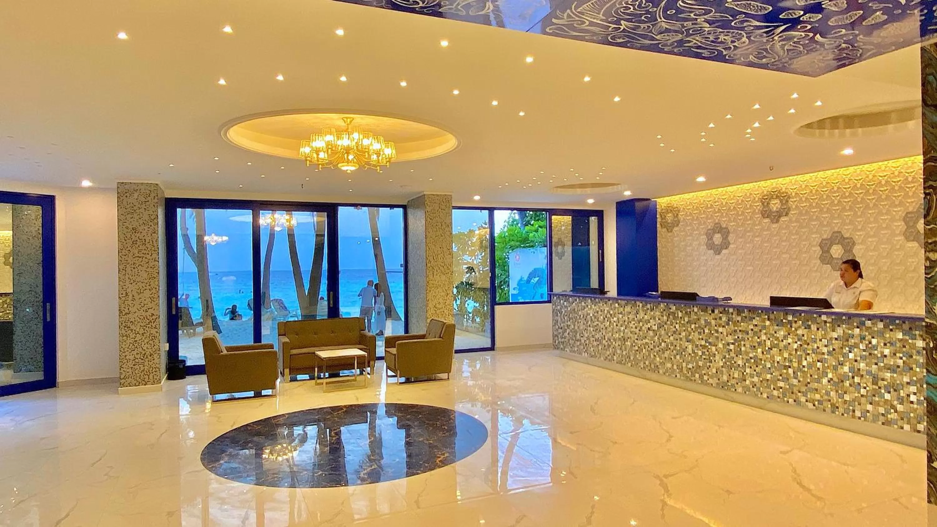 Lobby or reception in Kaani Palm Beach