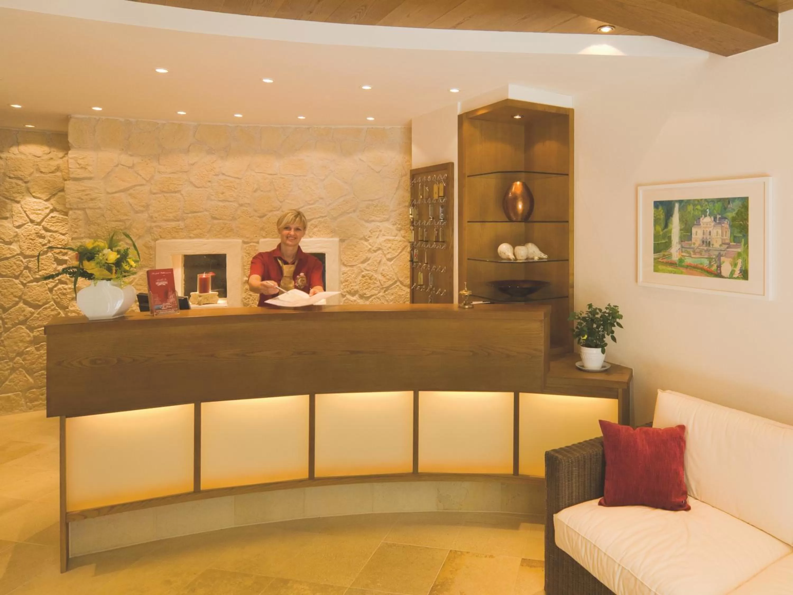 Lobby or reception in Altstadt-Hotel Zum Hechten