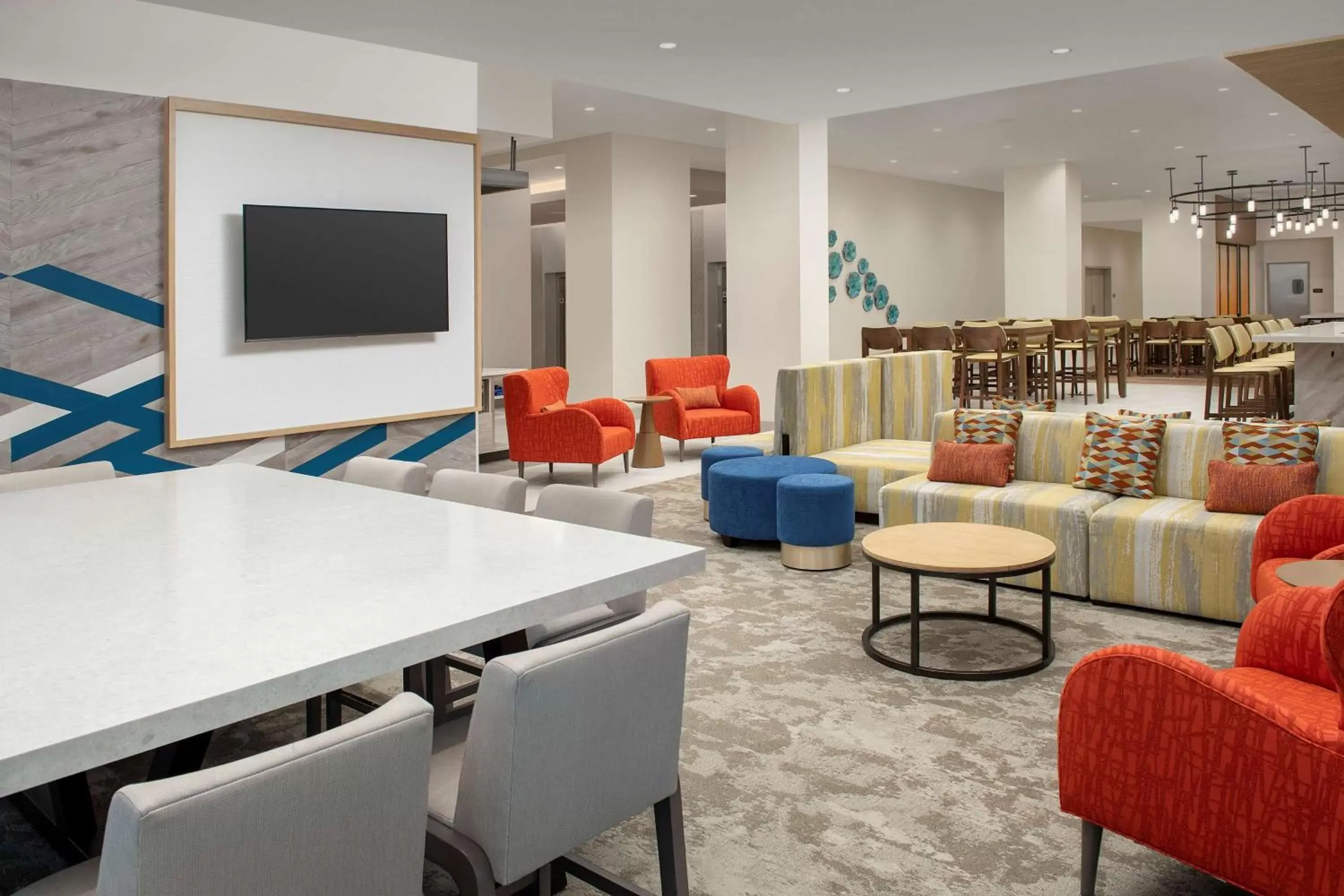 Lobby or reception, Lounge/Bar in Hilton Garden Inn Orlando Downtown