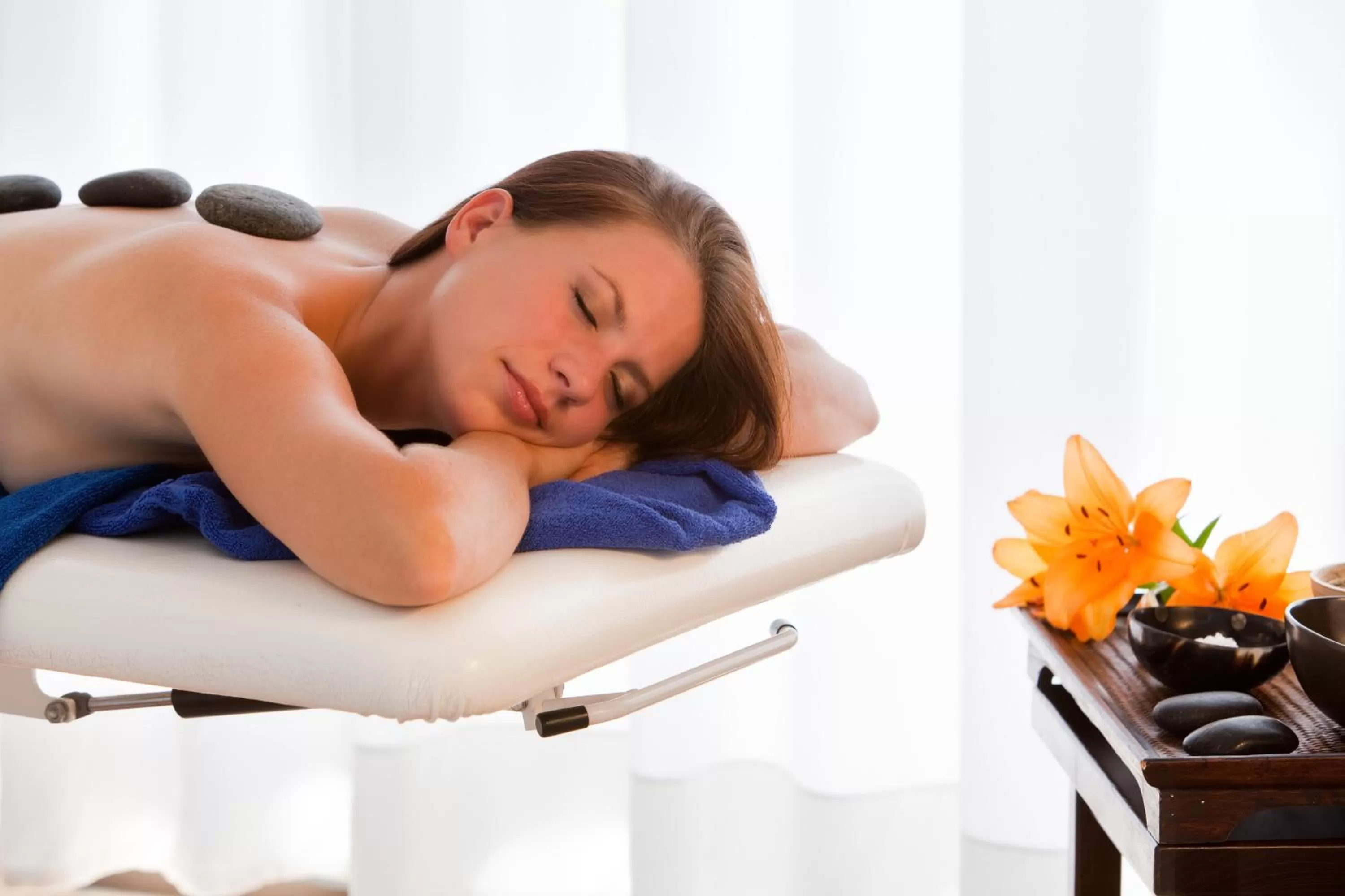 People in Seaside Sandy Beach