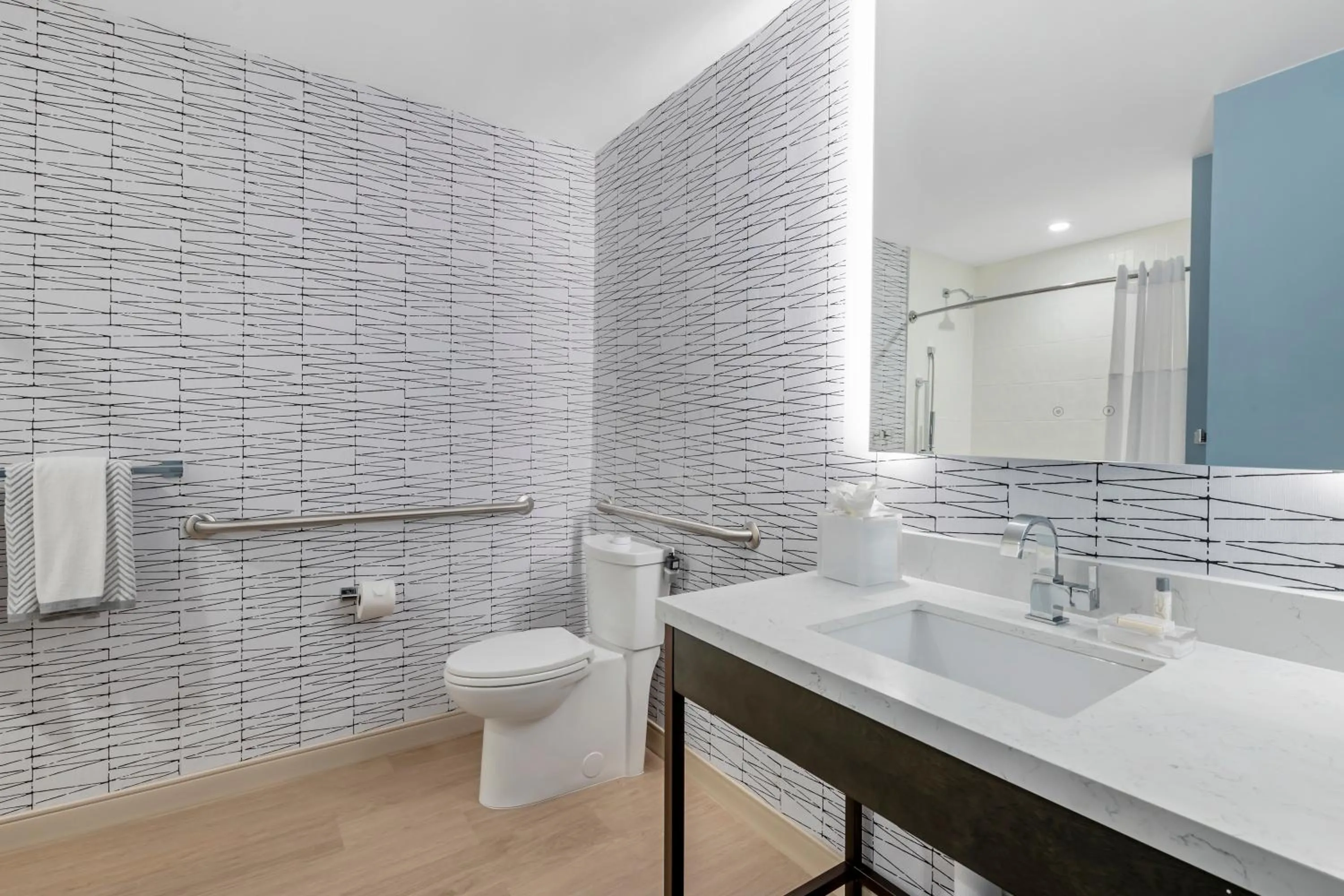 Bathroom in Cambria Hotel Austin Downtown