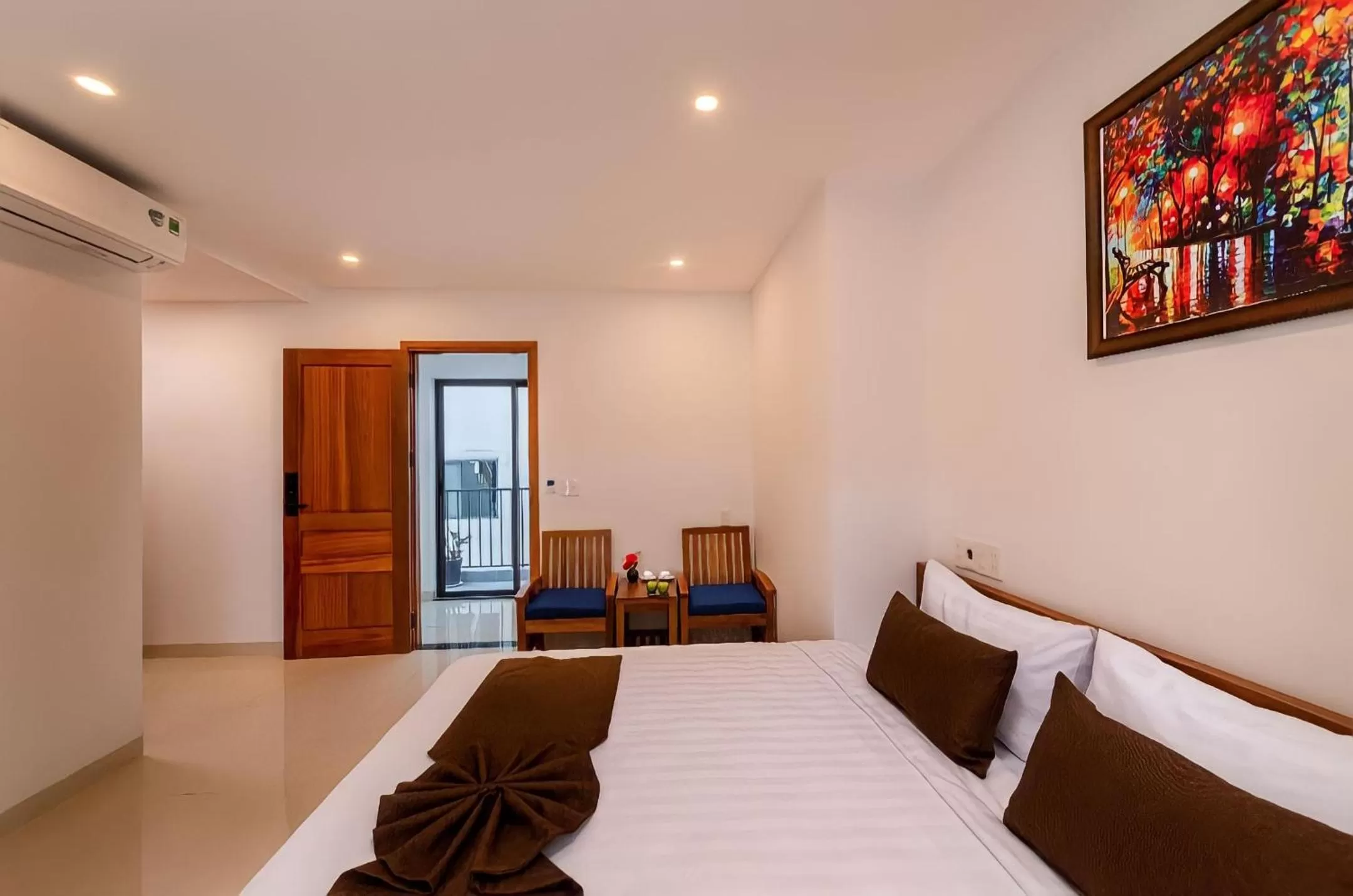 Bed in Tomorrow Oasis Boutique Villa Hoi An