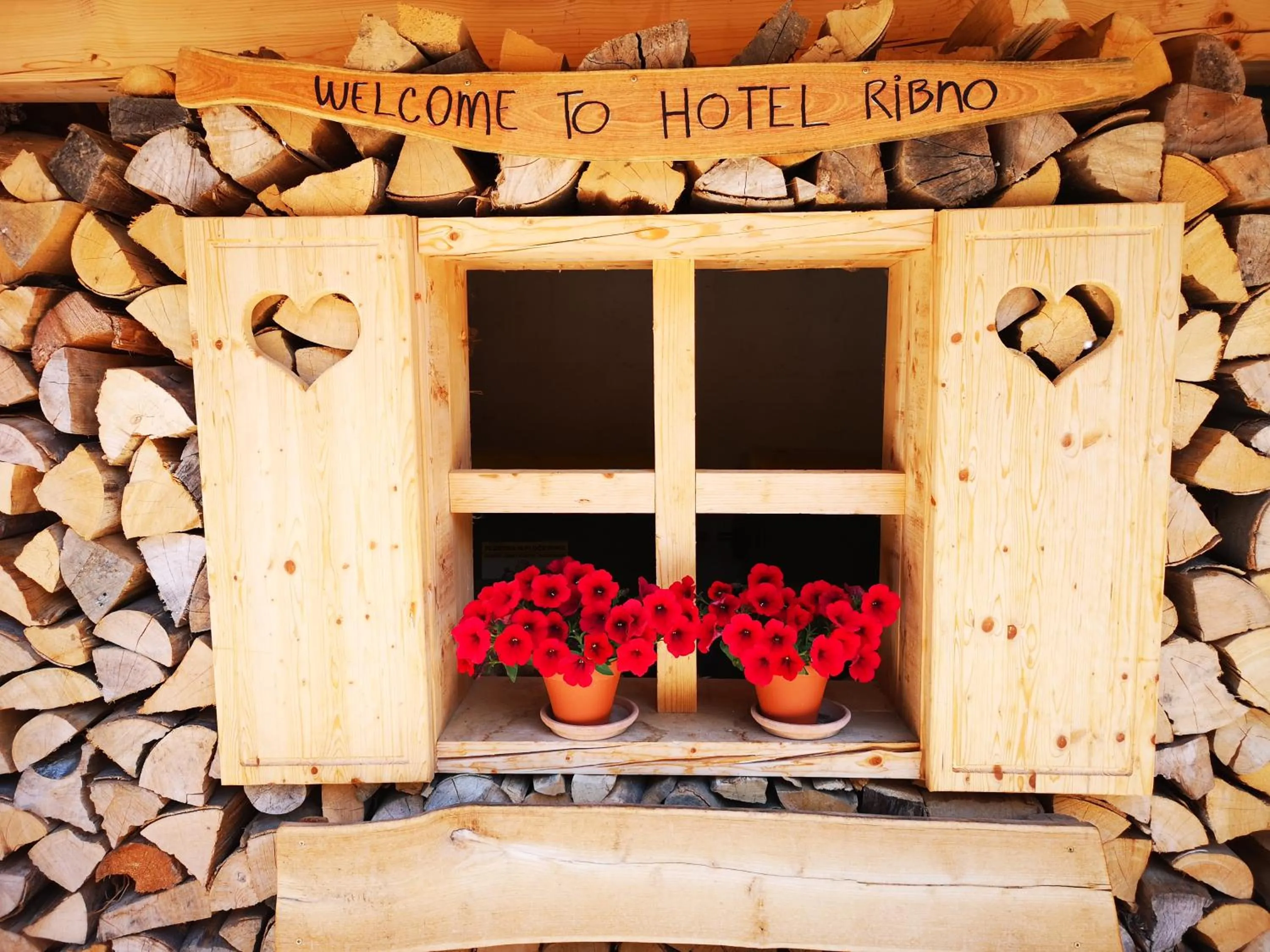 Decorative detail in Ribno Alpine Hotel