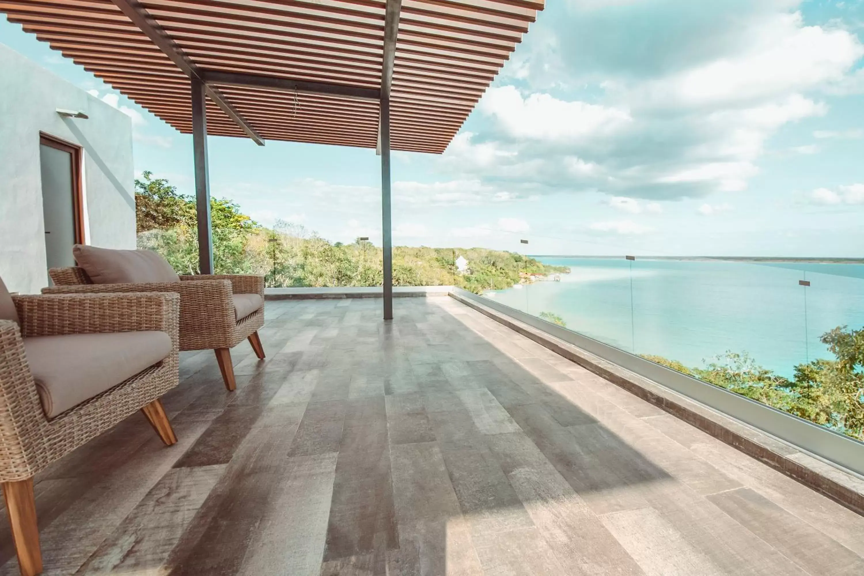 Balcony/Terrace in MBH Maya Bacalar Hotel Boutique