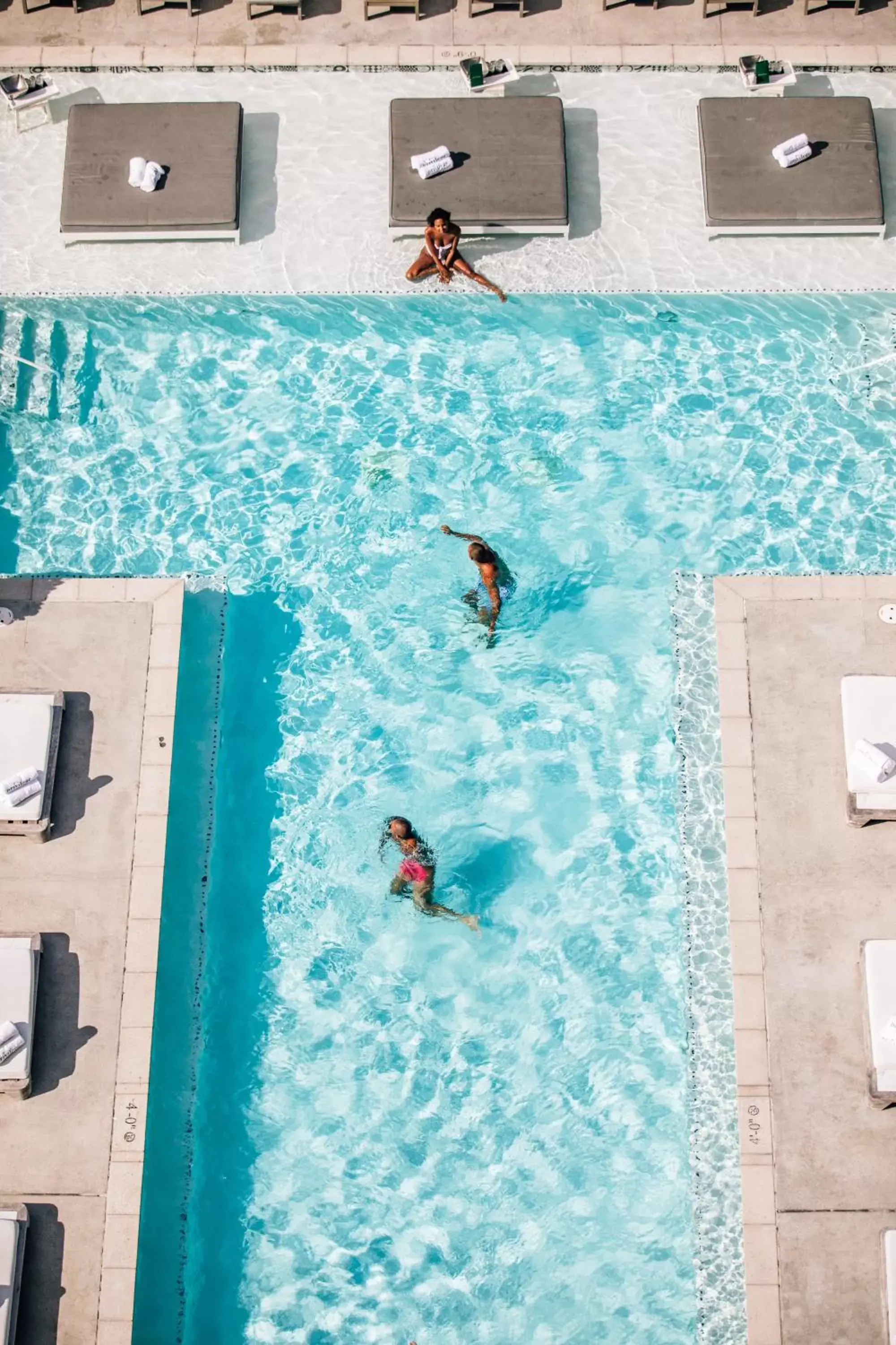 People, Swimming Pool in SLS at Baha Mar