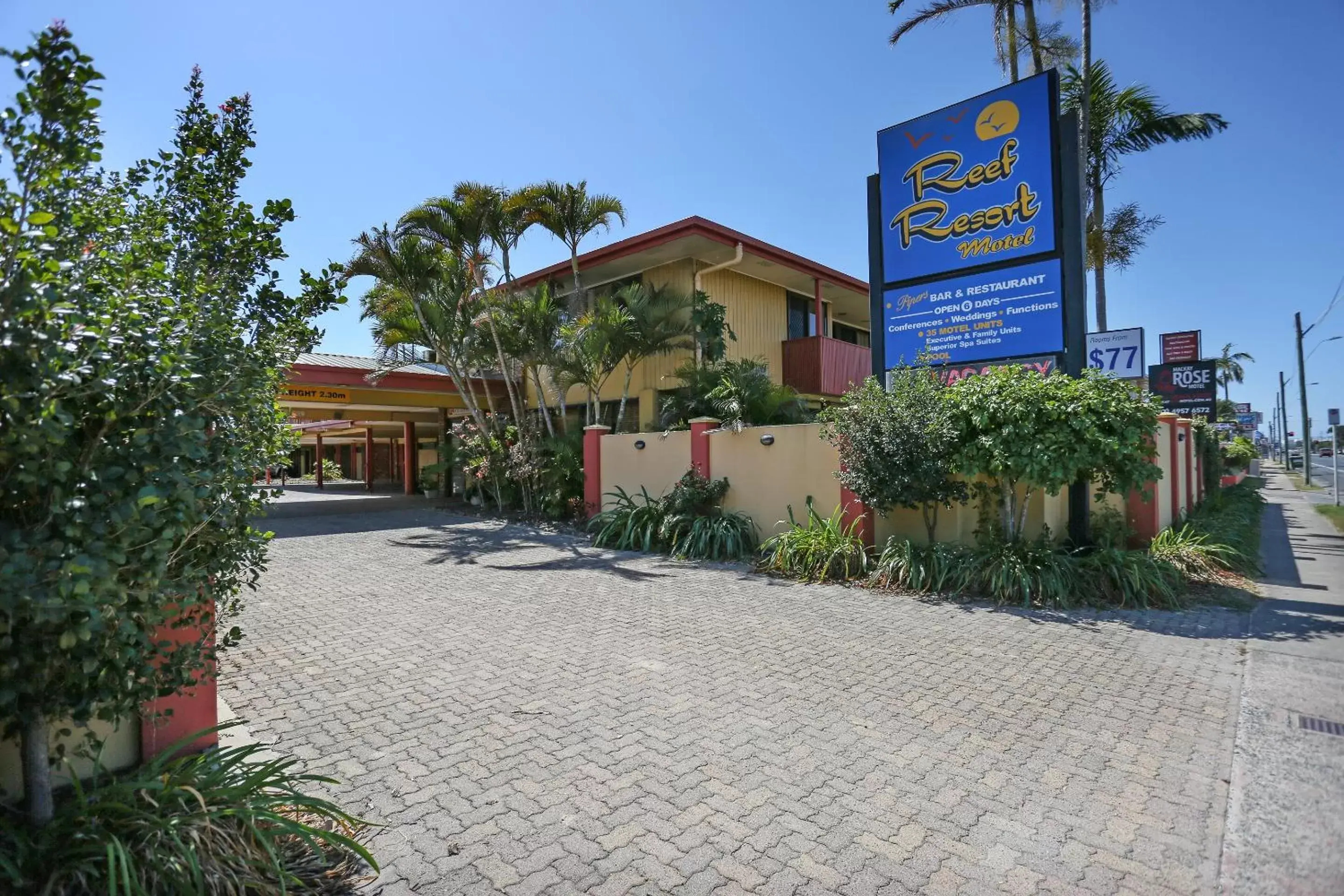 Property Building in Reef Resort Motel