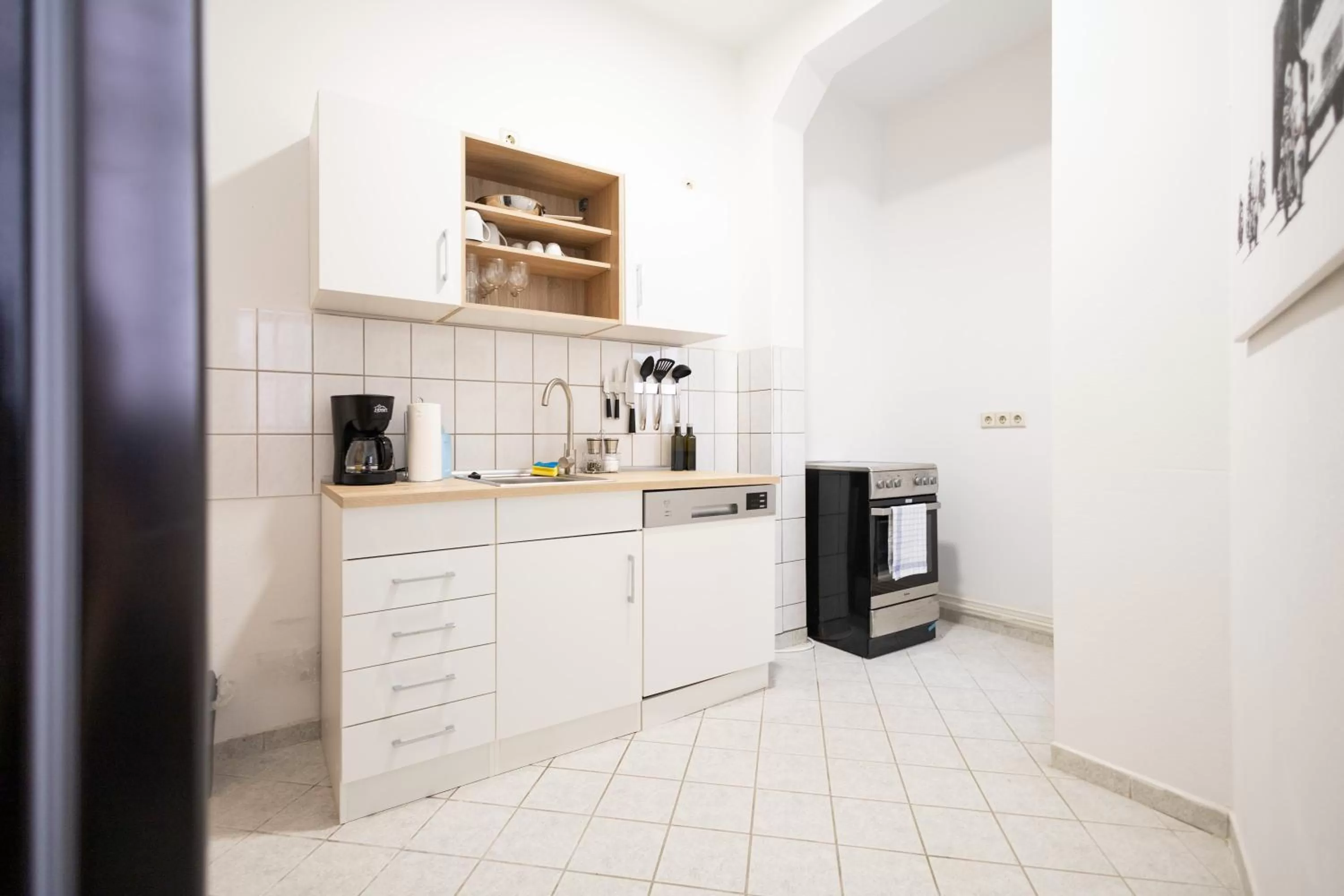 Coffee/tea facilities in Apartments an der Oper - Innenstadt - Zentral - Küche - Wifi - Powered by Ko-Living