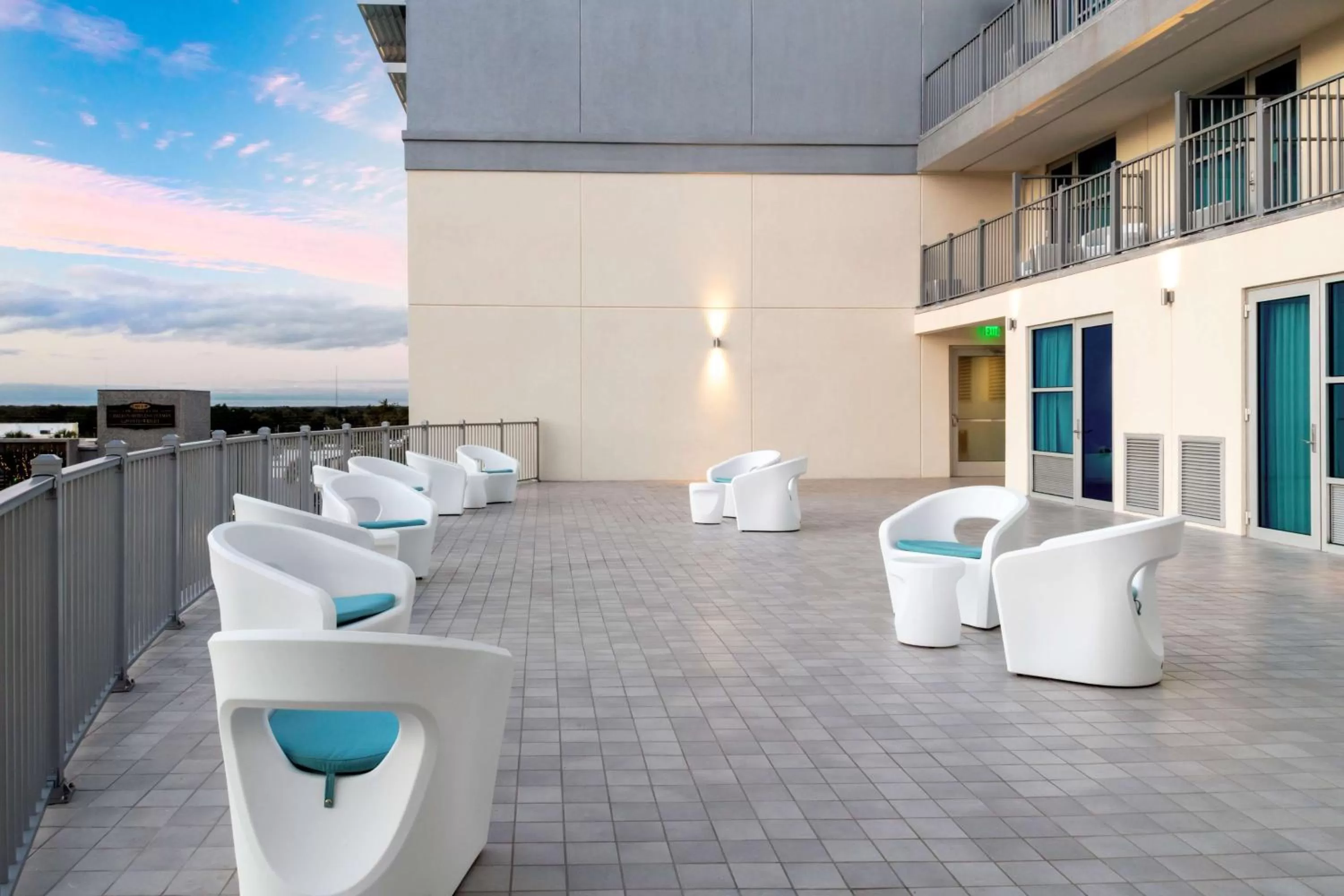 Patio in Hilton Garden Inn Ocala Downtown, Fl