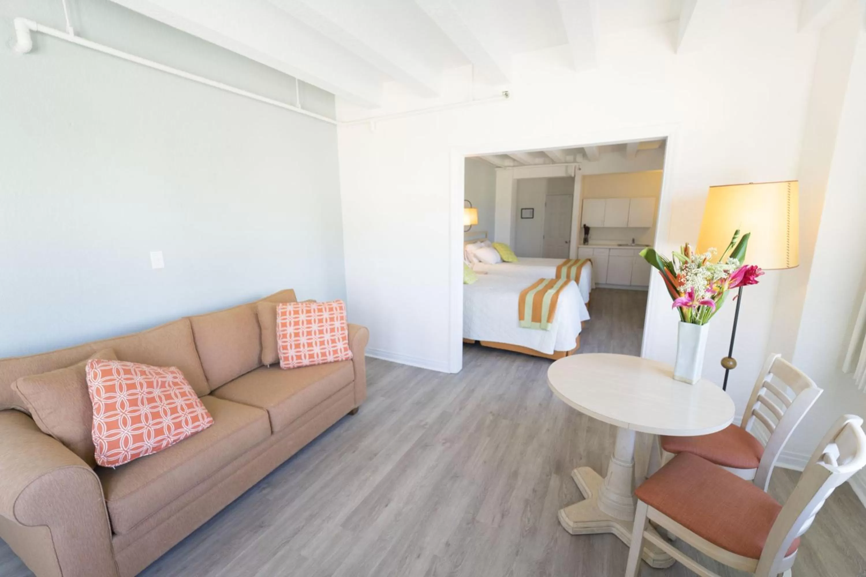 Bed in Broadmore Miami Beach