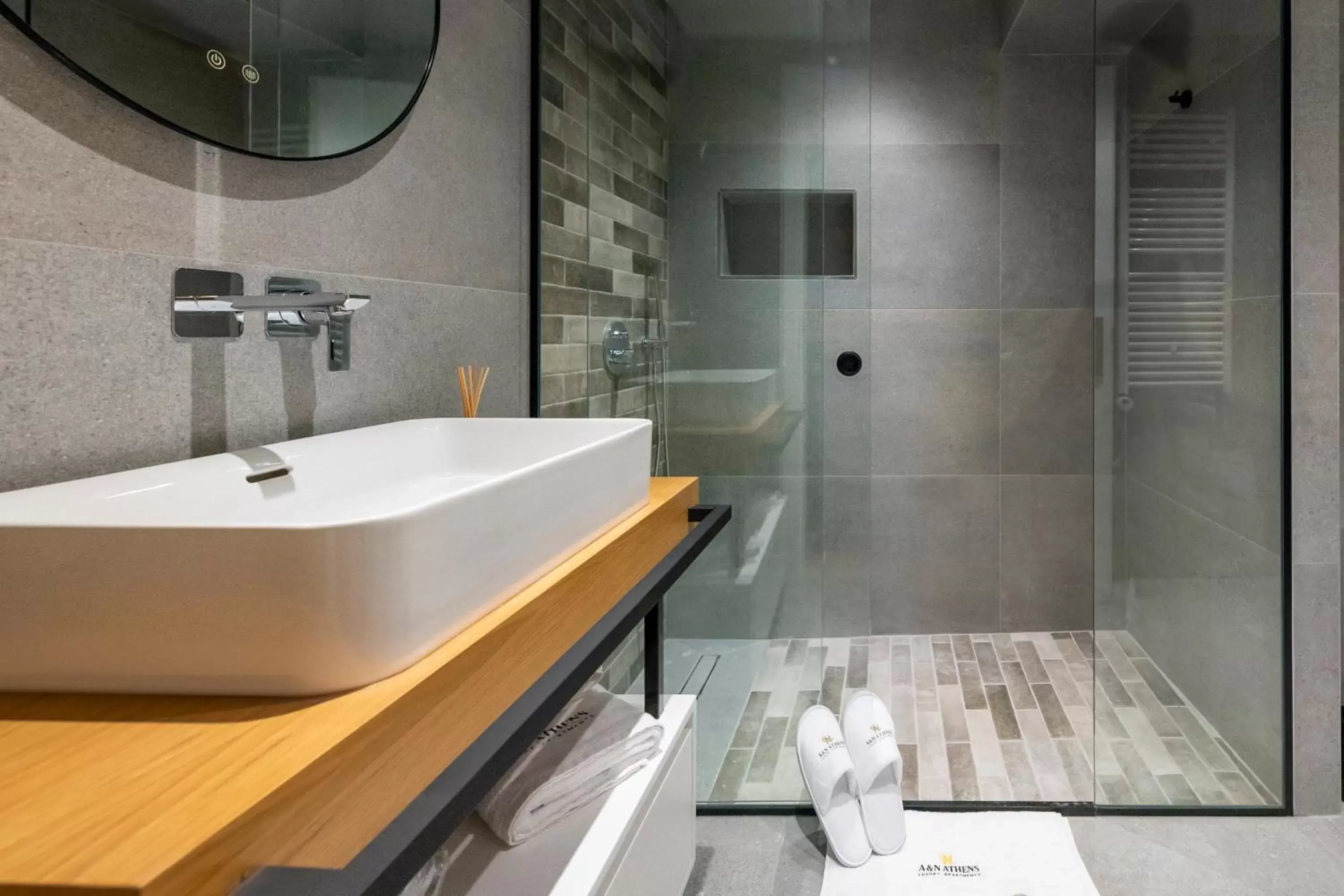Shower, Bathroom in A&N Athens Luxury Apartments - Ermou