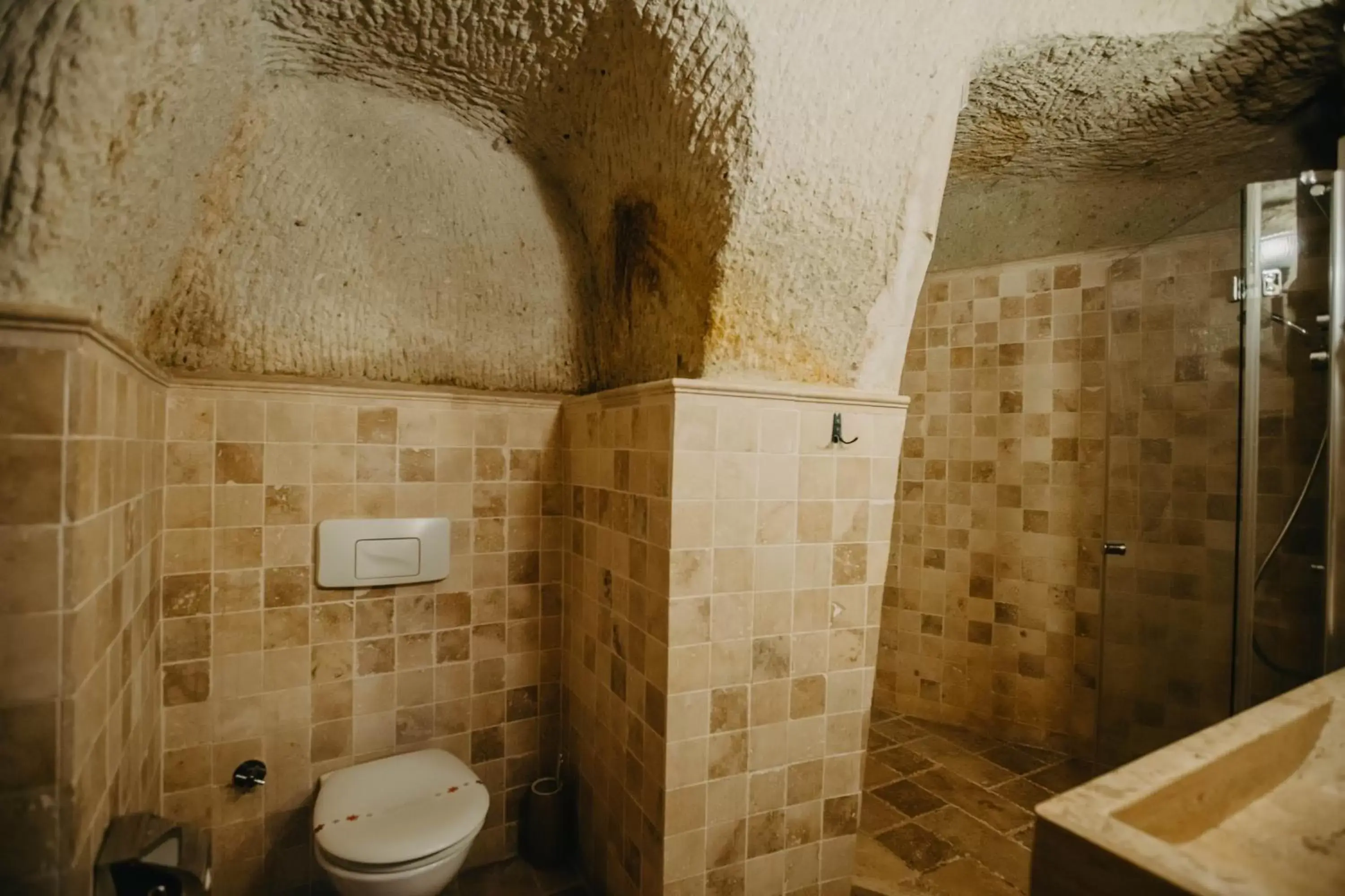 Bathroom in Melekler Evi Cave Hotel