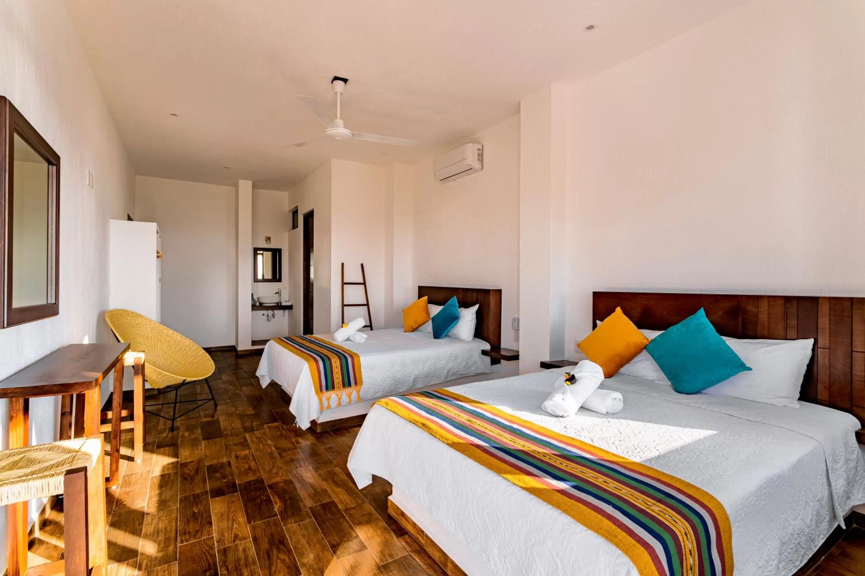 Bed in Punta Kai Hotel & Hostal