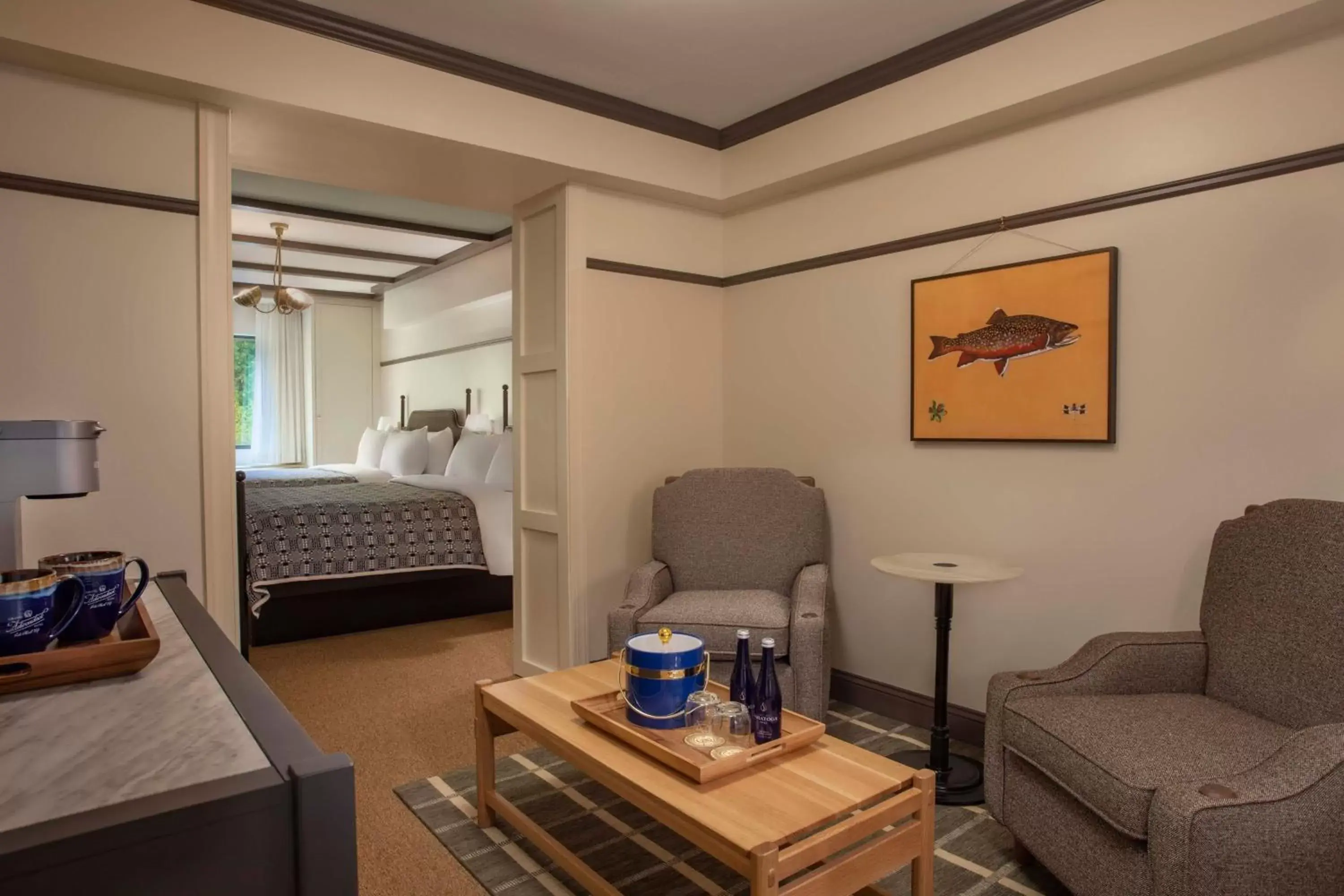 Photo of the whole room, Bed in Grand Adirondack Hotel, Lake Placid, a Tribute Portfolio Hotel Photo of the whole room, Bed in Grand Adirondack Hotel, Lake Placid, a Tribute Portfolio Hotel