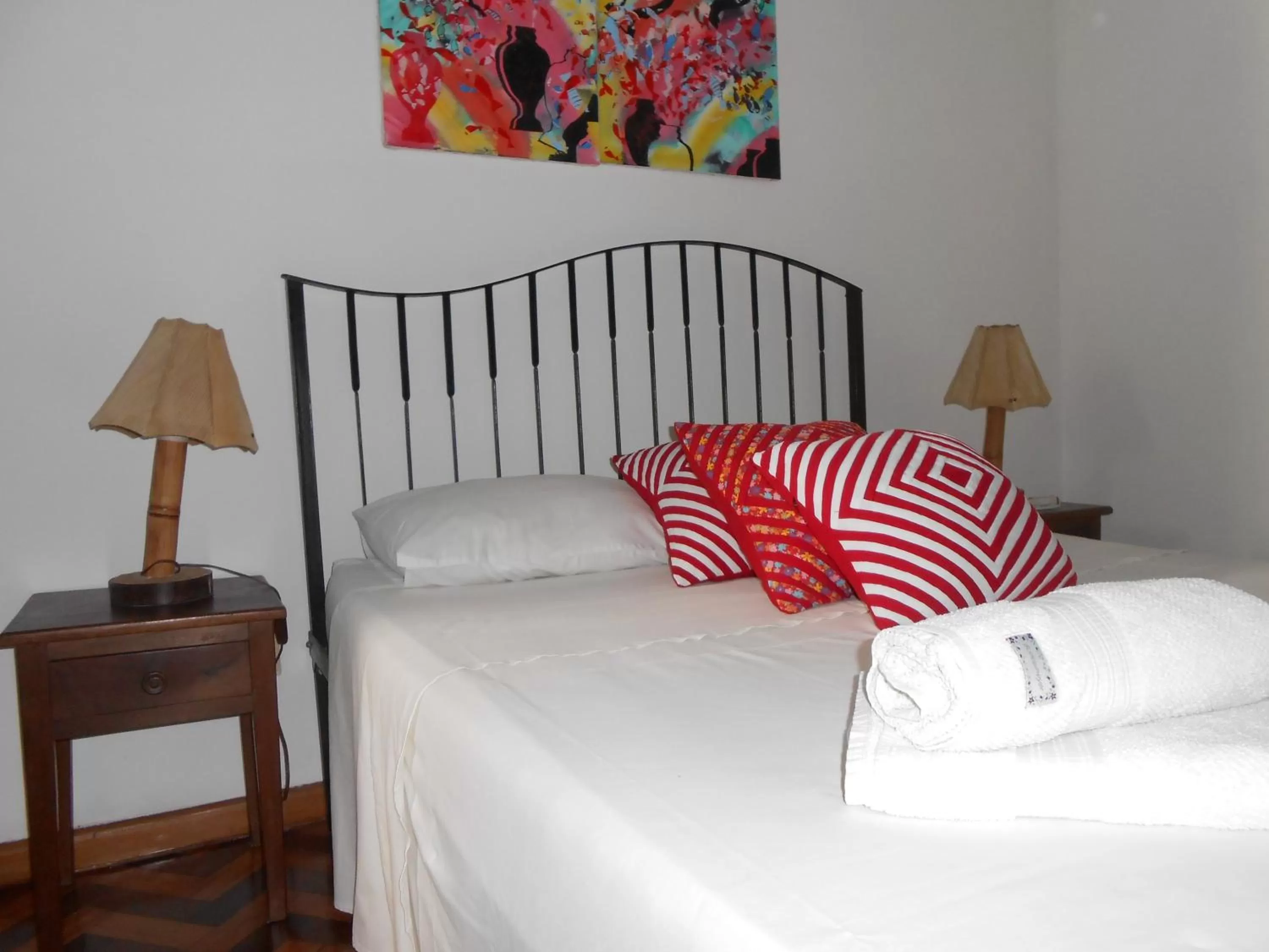 Bed in Pousada Baluarte