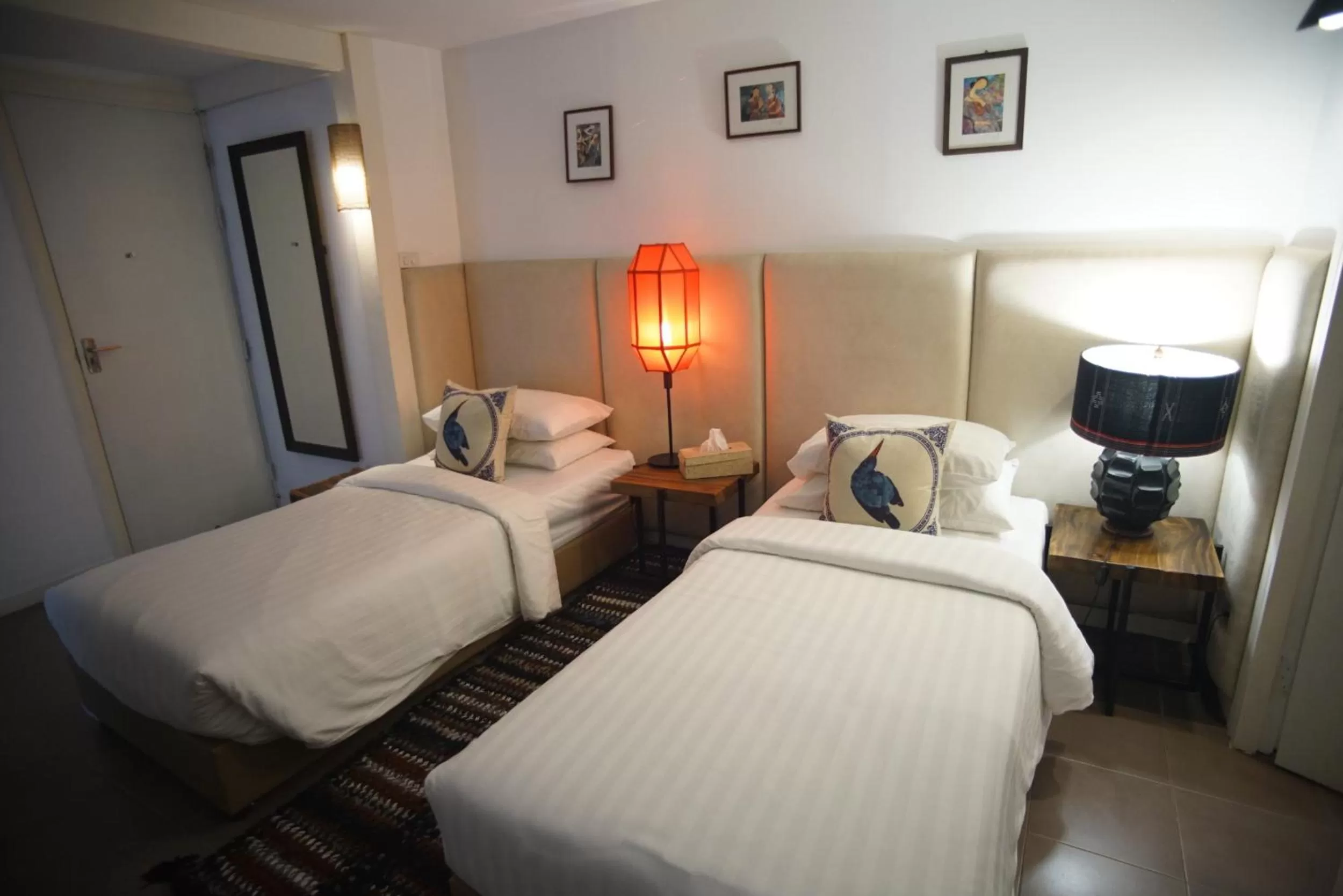 Bed in Baan Suan Residence เฮือนพักบ้านสวน