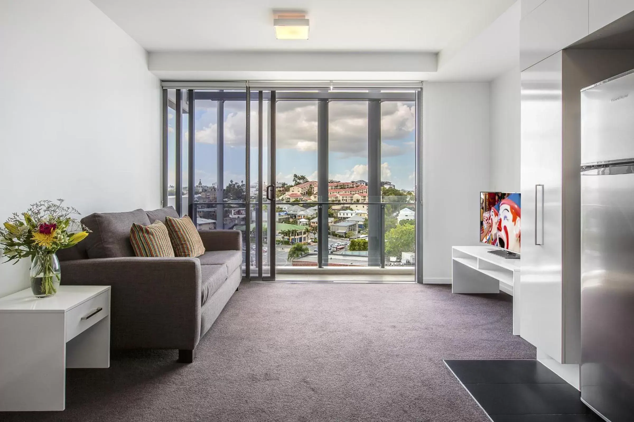 Living room in Code Apartments