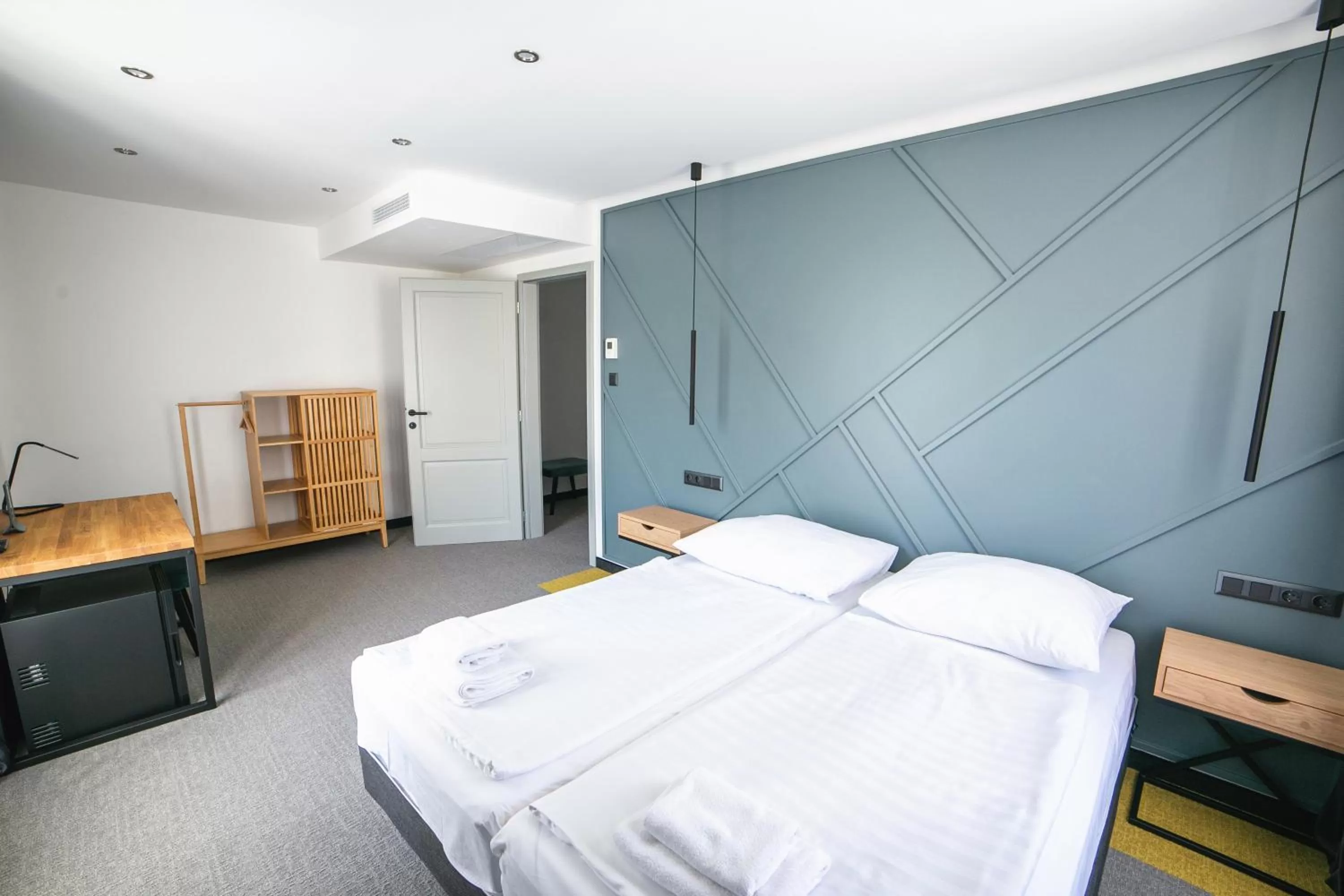 Bed in Hotel Gabriella