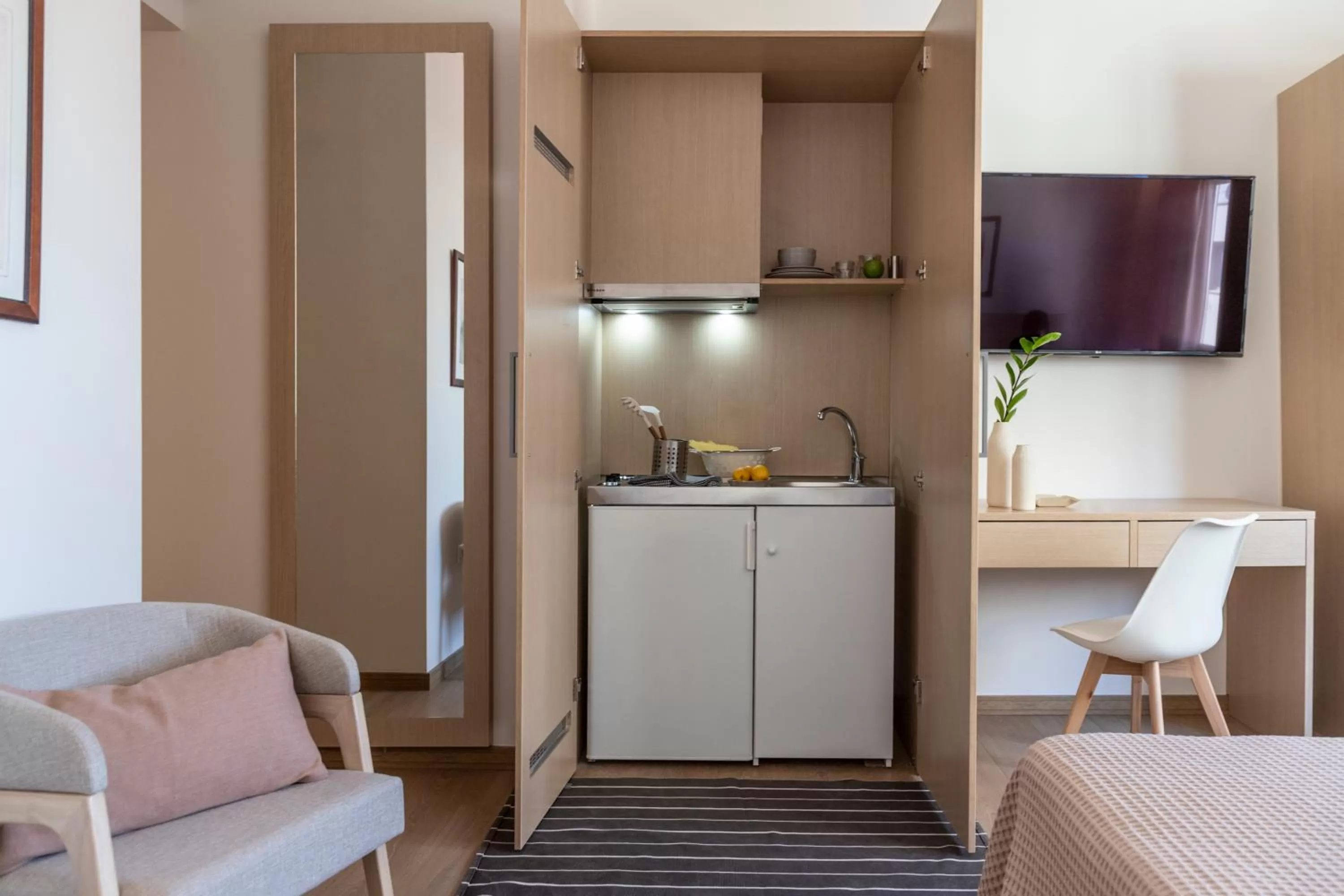 Kitchen or kitchenette in Gallery Suites & Residences Piraeus