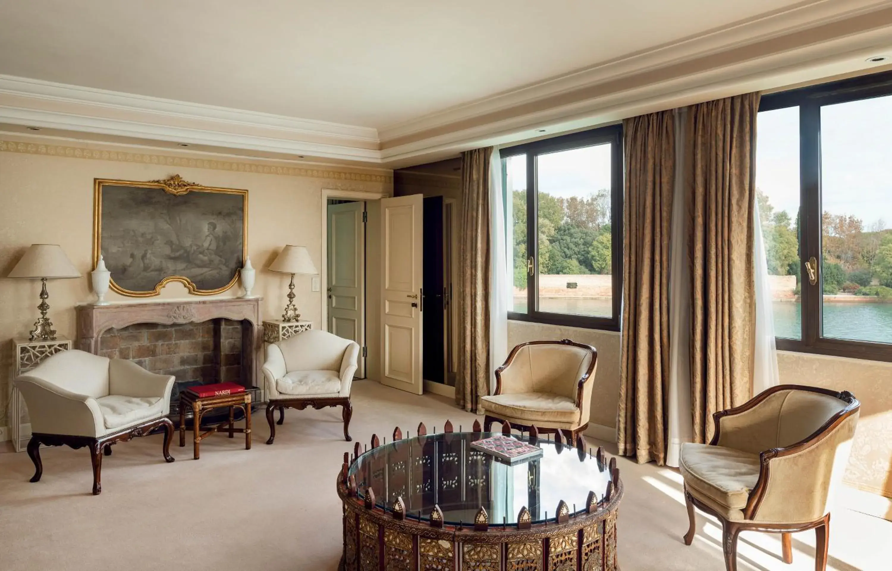 Living room, Seating Area in Hotel Cipriani, A Belmond Hotel, Venice