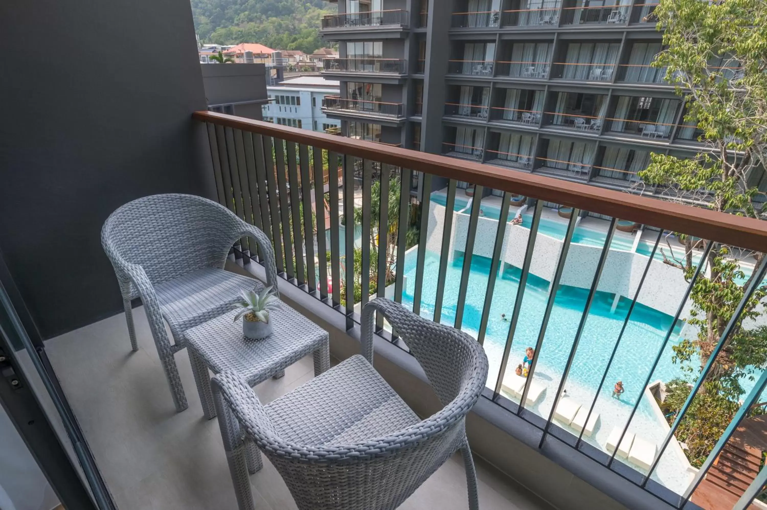 Balcony/Terrace, Pool View in Panan Krabi Resort - SHA Extra Plus