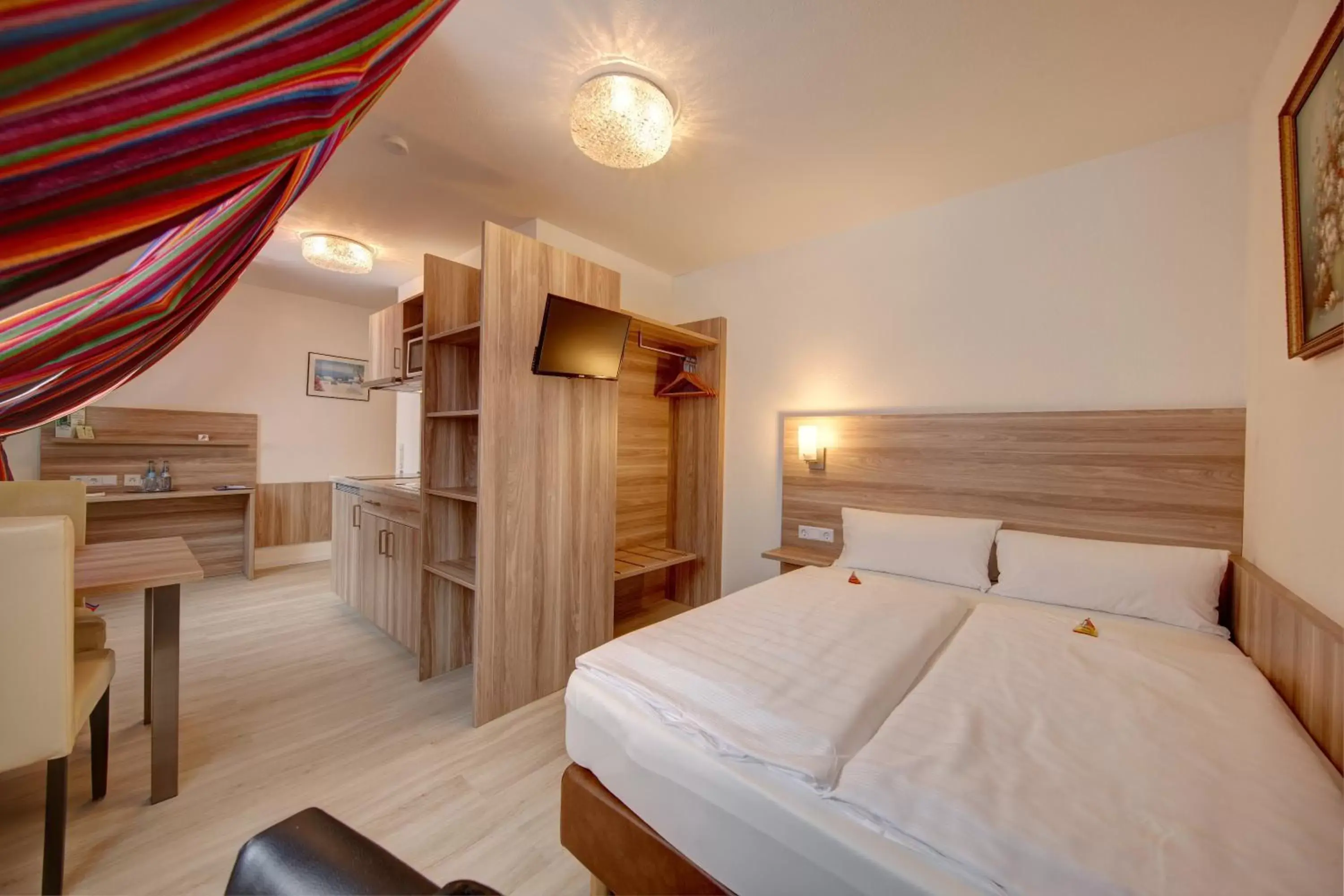 Bed in Aparthotel Deutschmeister Bed in Aparthotel Deutschmeister