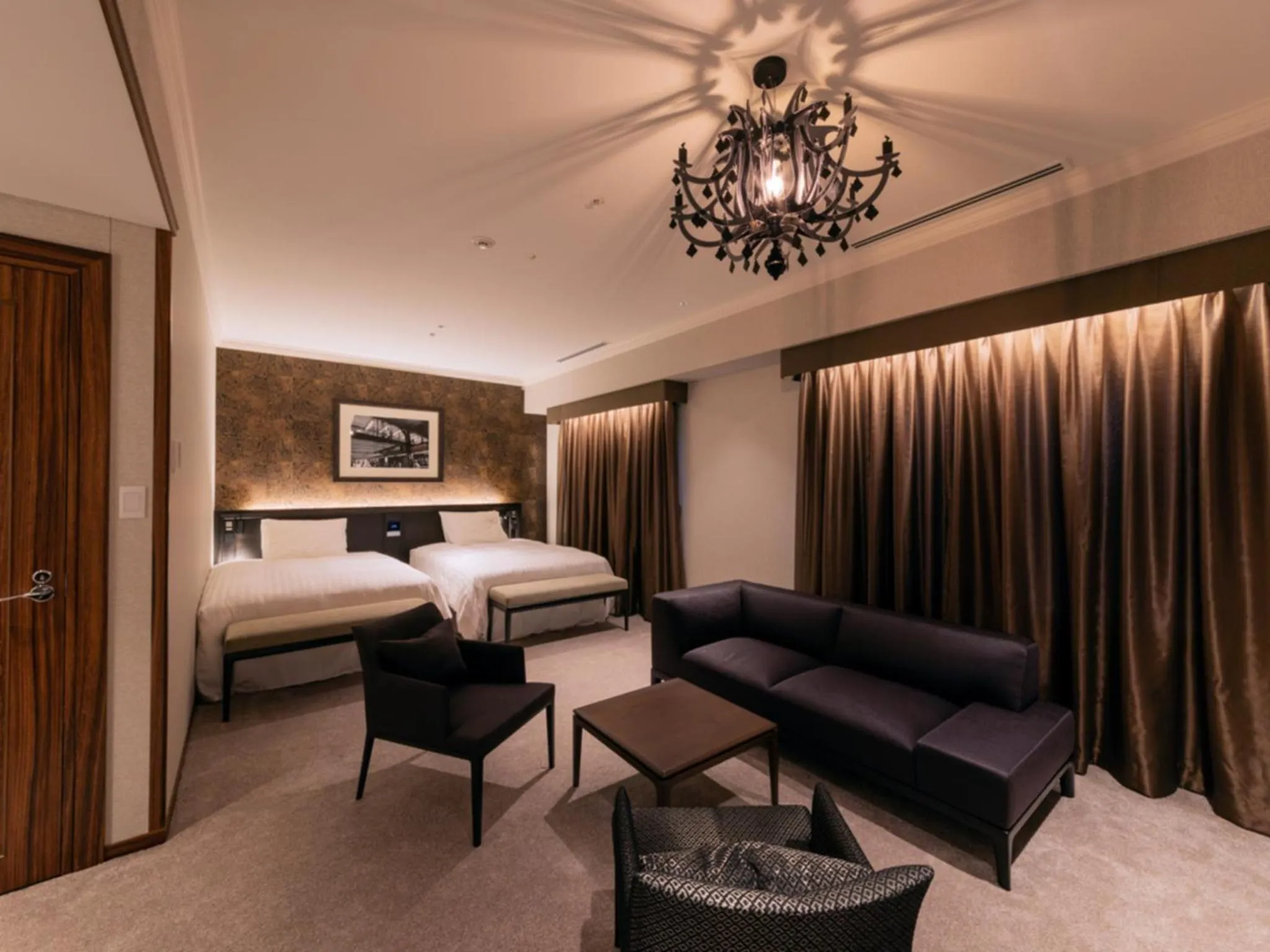 Photo of the whole room, Bed in LIBER HOTEL Osaka