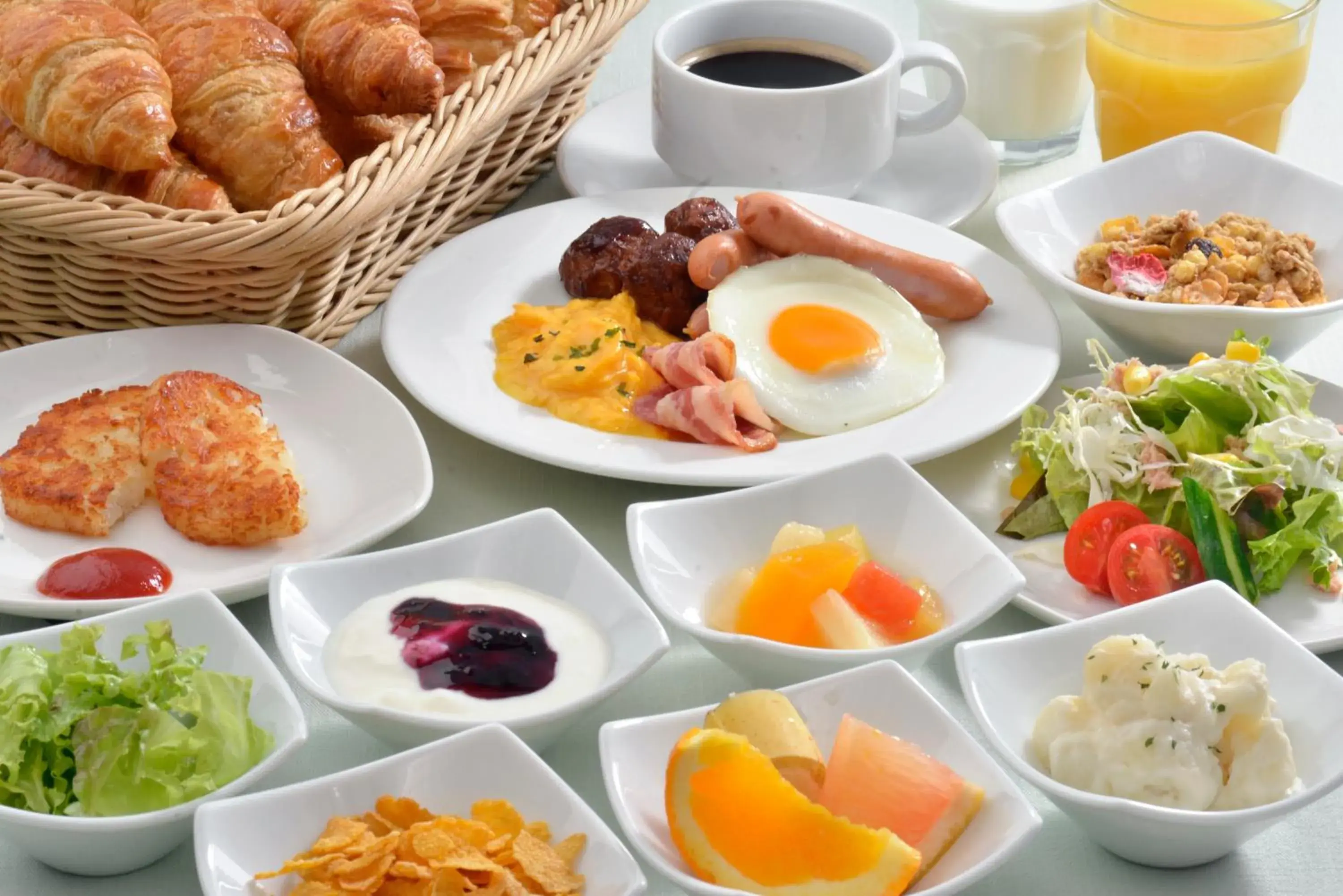 Food close-up, Breakfast in Premier Hotel -Cabin - Shinjuku