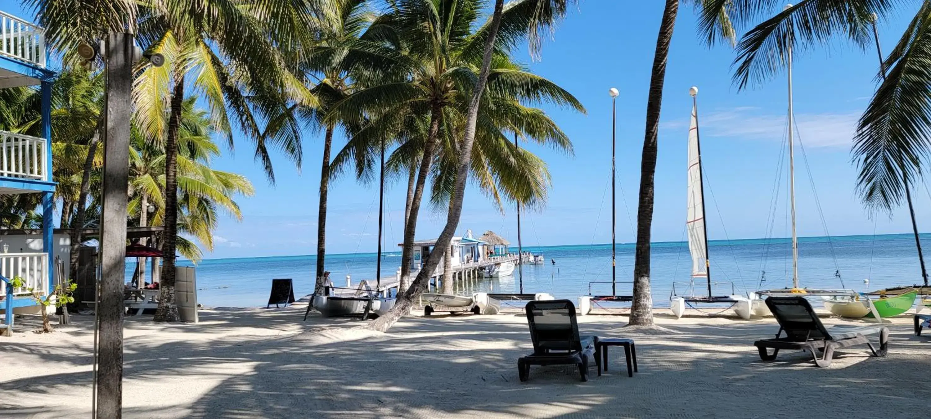 Property building, Beach in Caribbean Villas Hotel