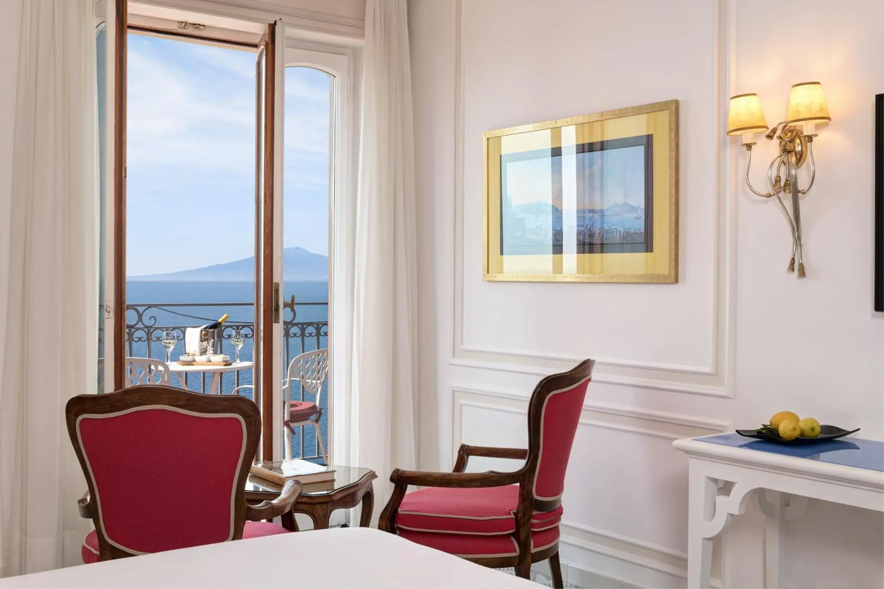 Seating area in Grand Hotel Ambasciatori